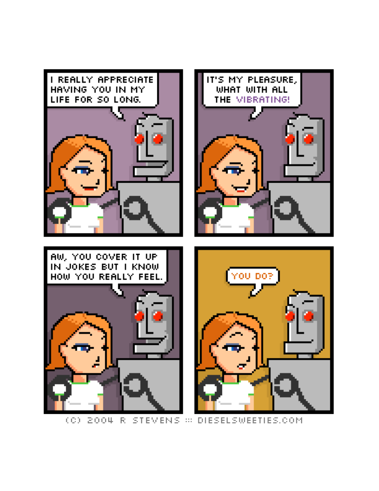 Diesel Sweeties (ebook volumes), page 101. Diesel Sweeties by R. Stevens, CC BY-NC. https://dieselsweeties.com/ebooks/