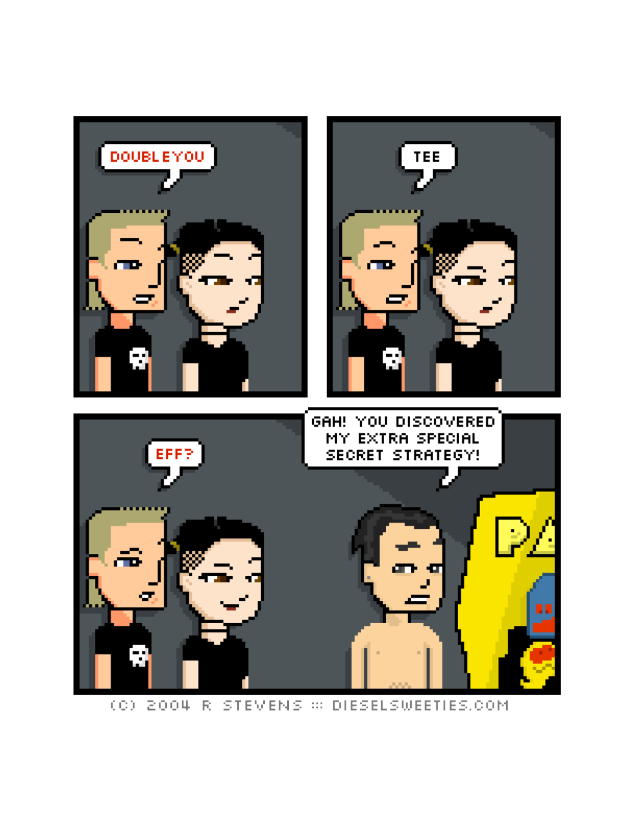 Diesel Sweeties (ebook volumes), page 107. Diesel Sweeties by R. Stevens, CC BY-NC. https://dieselsweeties.com/ebooks/