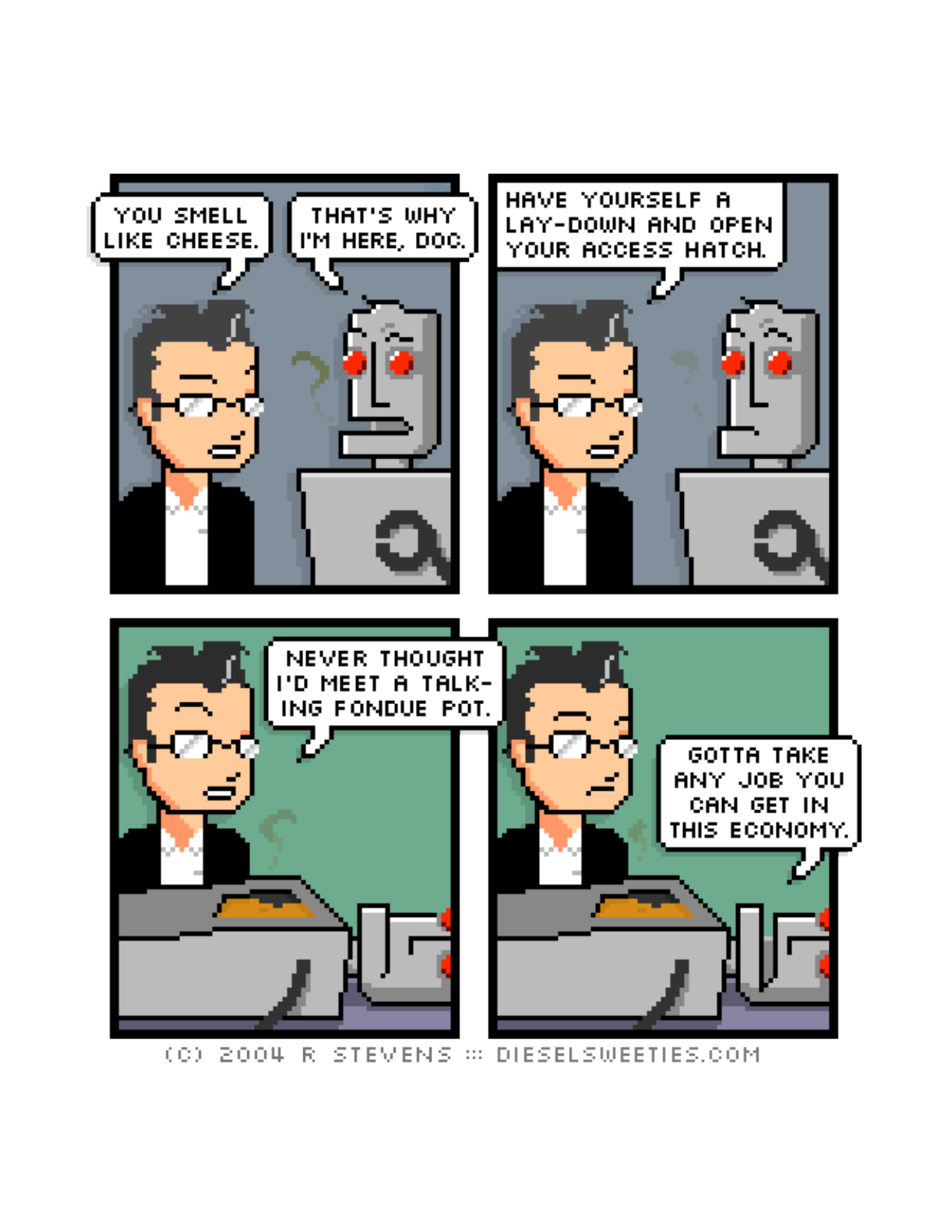 Diesel Sweeties (ebook volumes), page 109. Diesel Sweeties by R. Stevens, CC BY-NC. https://dieselsweeties.com/ebooks/