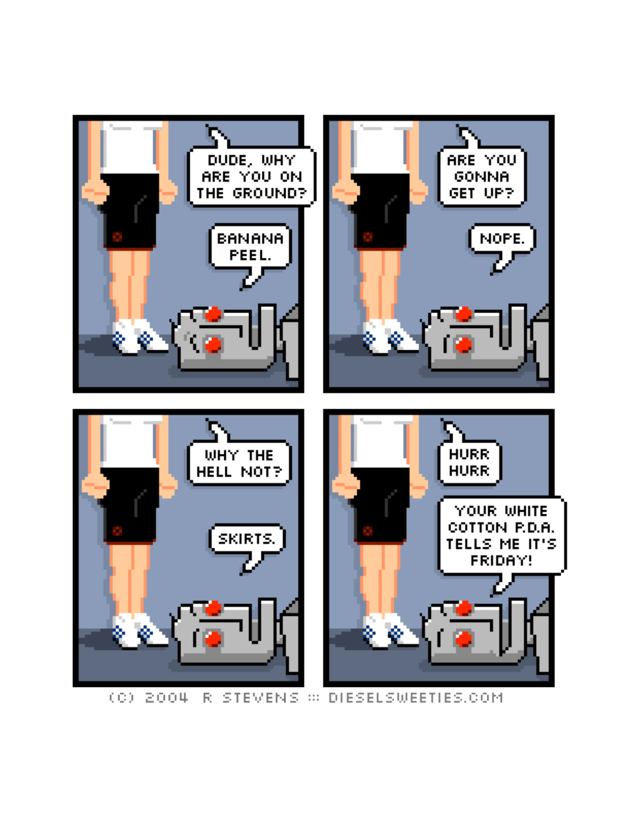 Diesel Sweeties (ebook volumes), page 151. Diesel Sweeties by R. Stevens, CC BY-NC. https://dieselsweeties.com/ebooks/