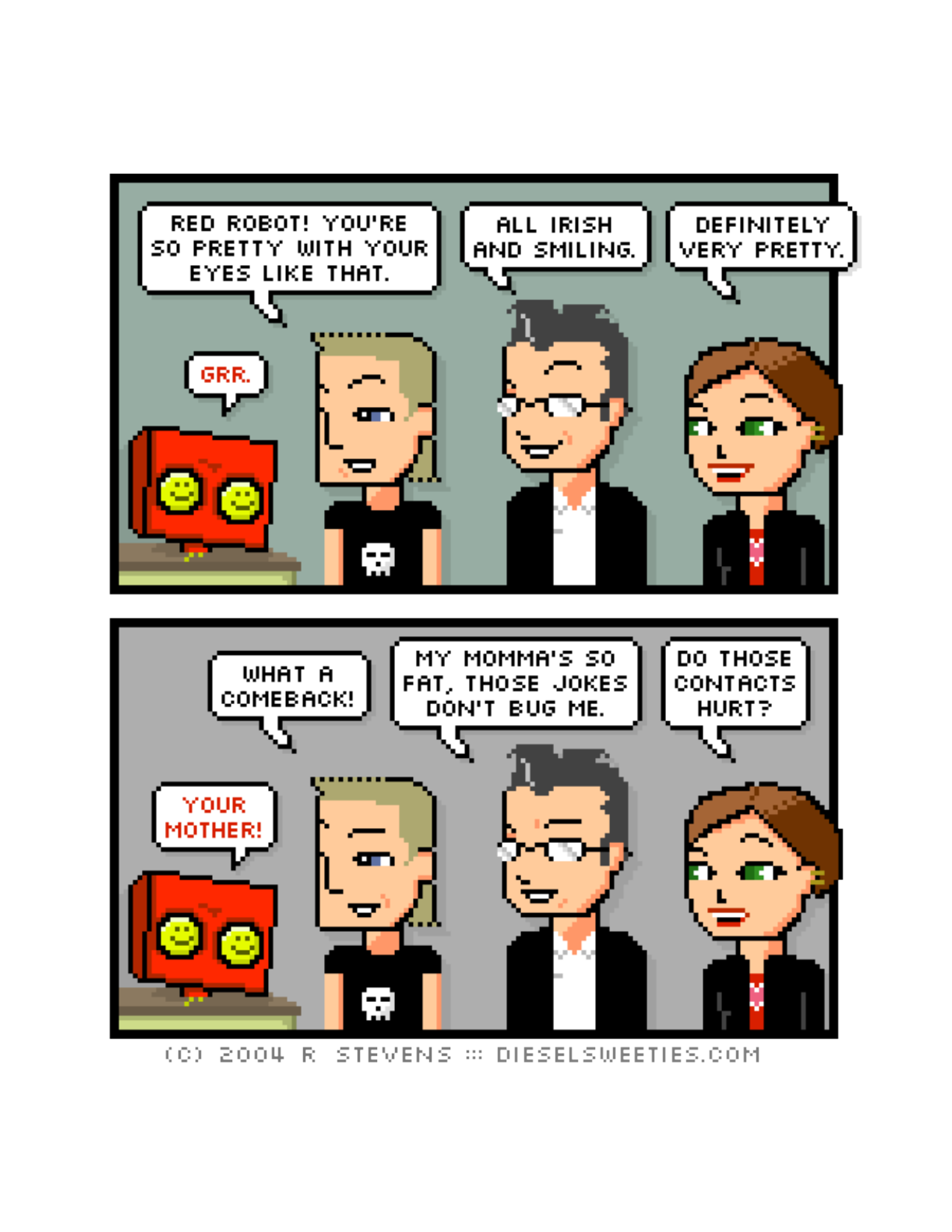 Diesel Sweeties (ebook volumes), page 162. Diesel Sweeties by R. Stevens, CC BY-NC. https://dieselsweeties.com/ebooks/