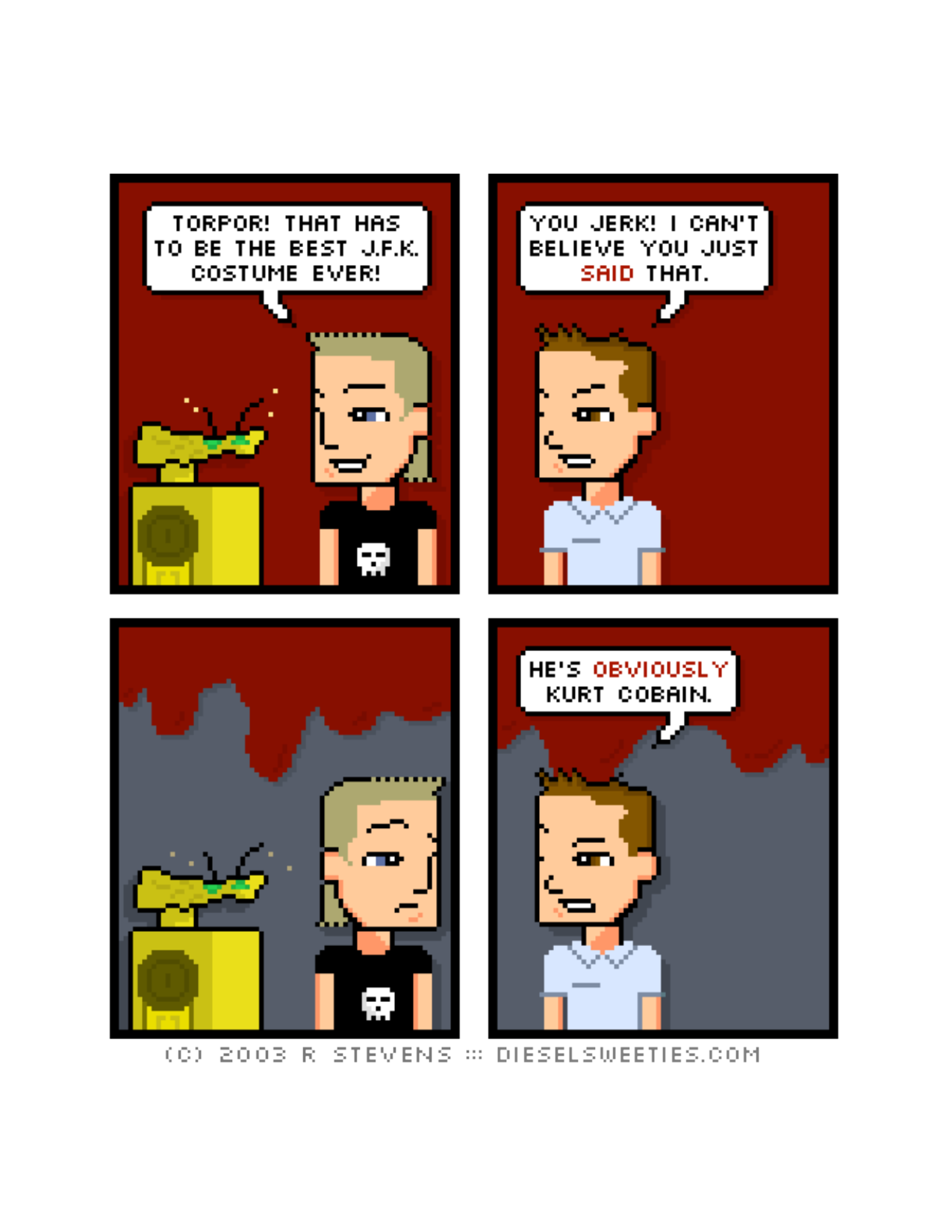 Diesel Sweeties (ebook volumes), page 3. Diesel Sweeties by R. Stevens, CC BY-NC. https://dieselsweeties.com/ebooks/