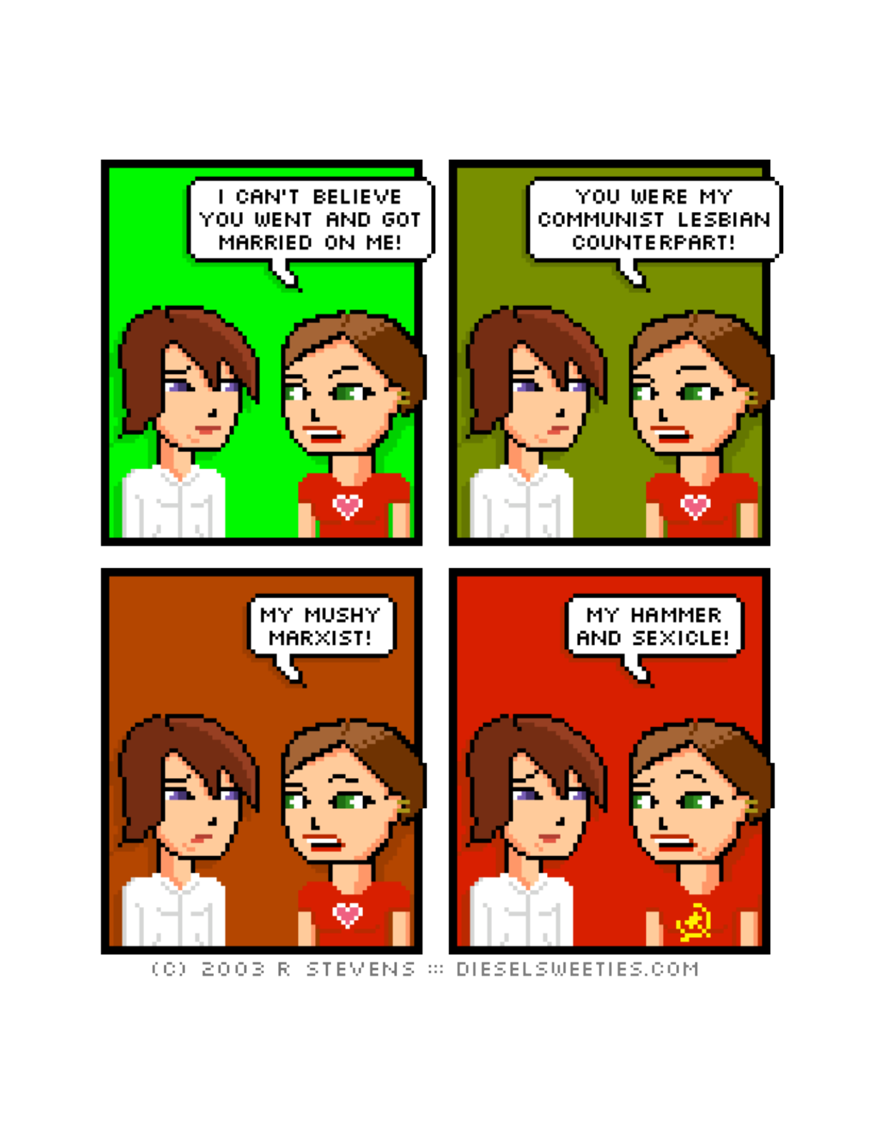 Diesel Sweeties (ebook volumes), page 29. Diesel Sweeties by R. Stevens, CC BY-NC. https://dieselsweeties.com/ebooks/
