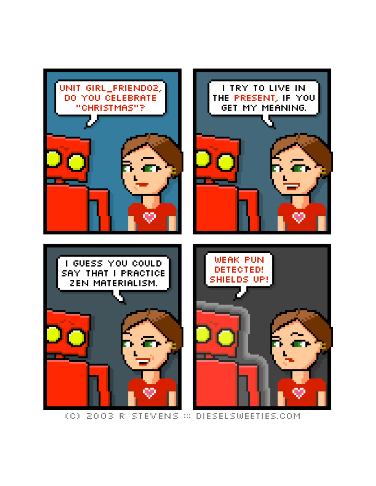 Diesel Sweeties (ebook volumes), page 33. Diesel Sweeties by R. Stevens, CC BY-NC. https://dieselsweeties.com/ebooks/