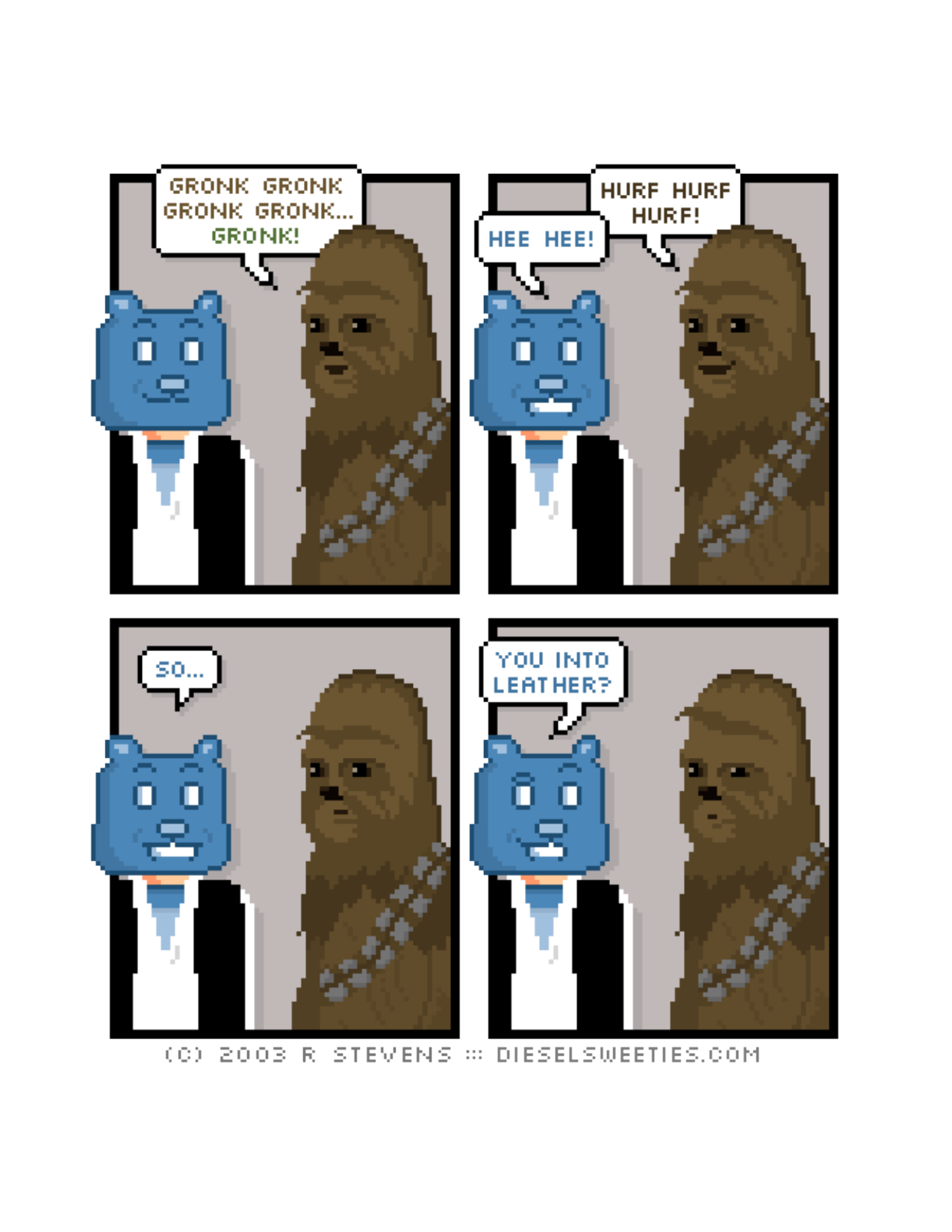 Diesel Sweeties (ebook volumes), page 5. Diesel Sweeties by R. Stevens, CC BY-NC. https://dieselsweeties.com/ebooks/