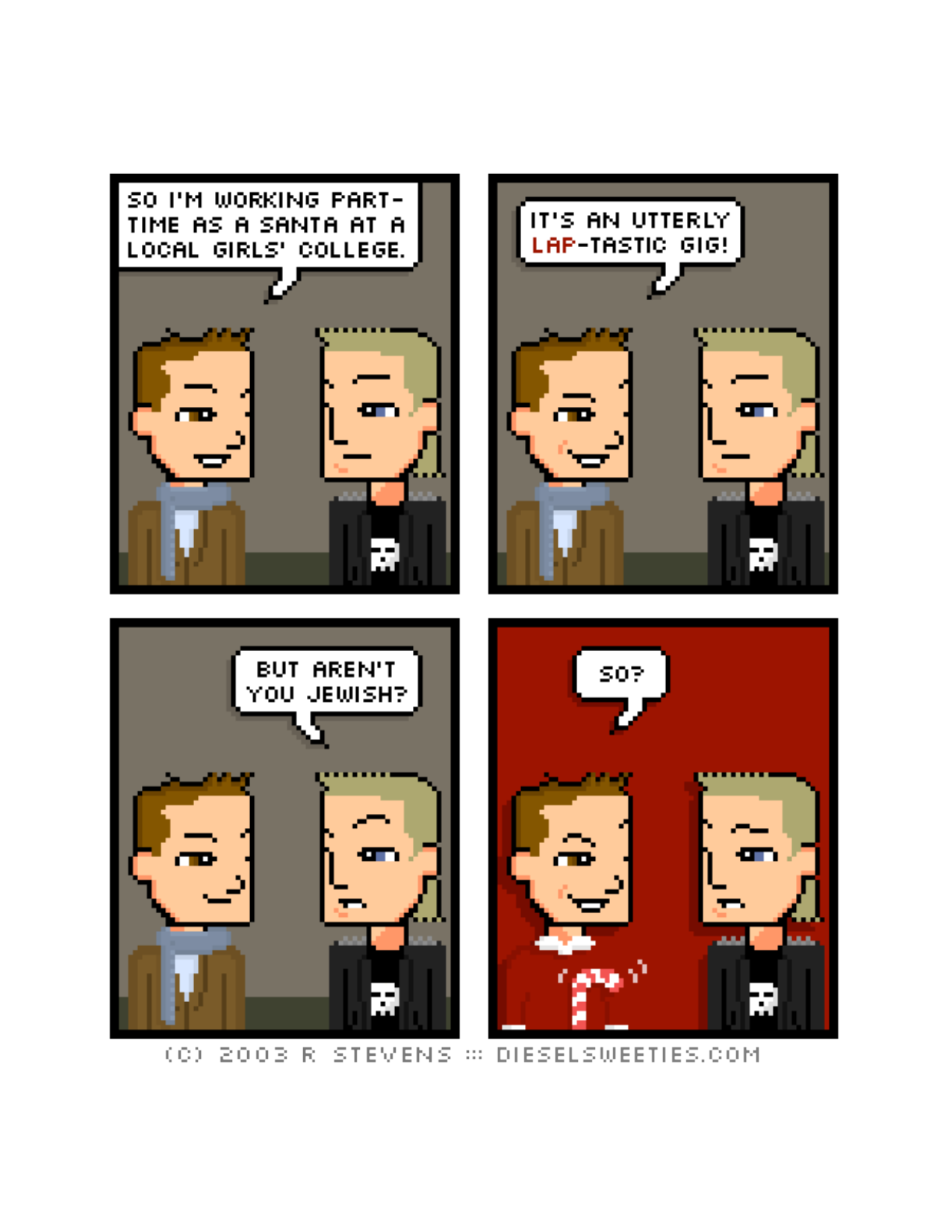 Diesel Sweeties (ebook volumes), page 44. Diesel Sweeties by R. Stevens, CC BY-NC. https://dieselsweeties.com/ebooks/
