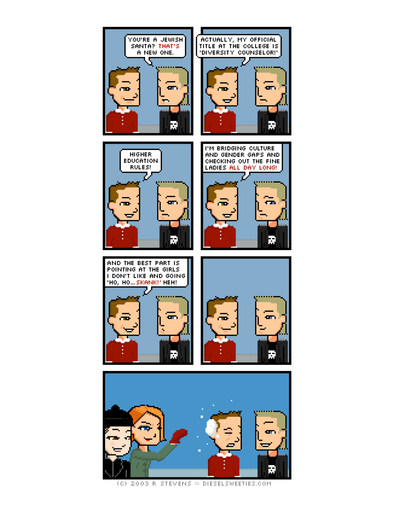 Diesel Sweeties (ebook volumes), page 45. Diesel Sweeties by R. Stevens, CC BY-NC. https://dieselsweeties.com/ebooks/