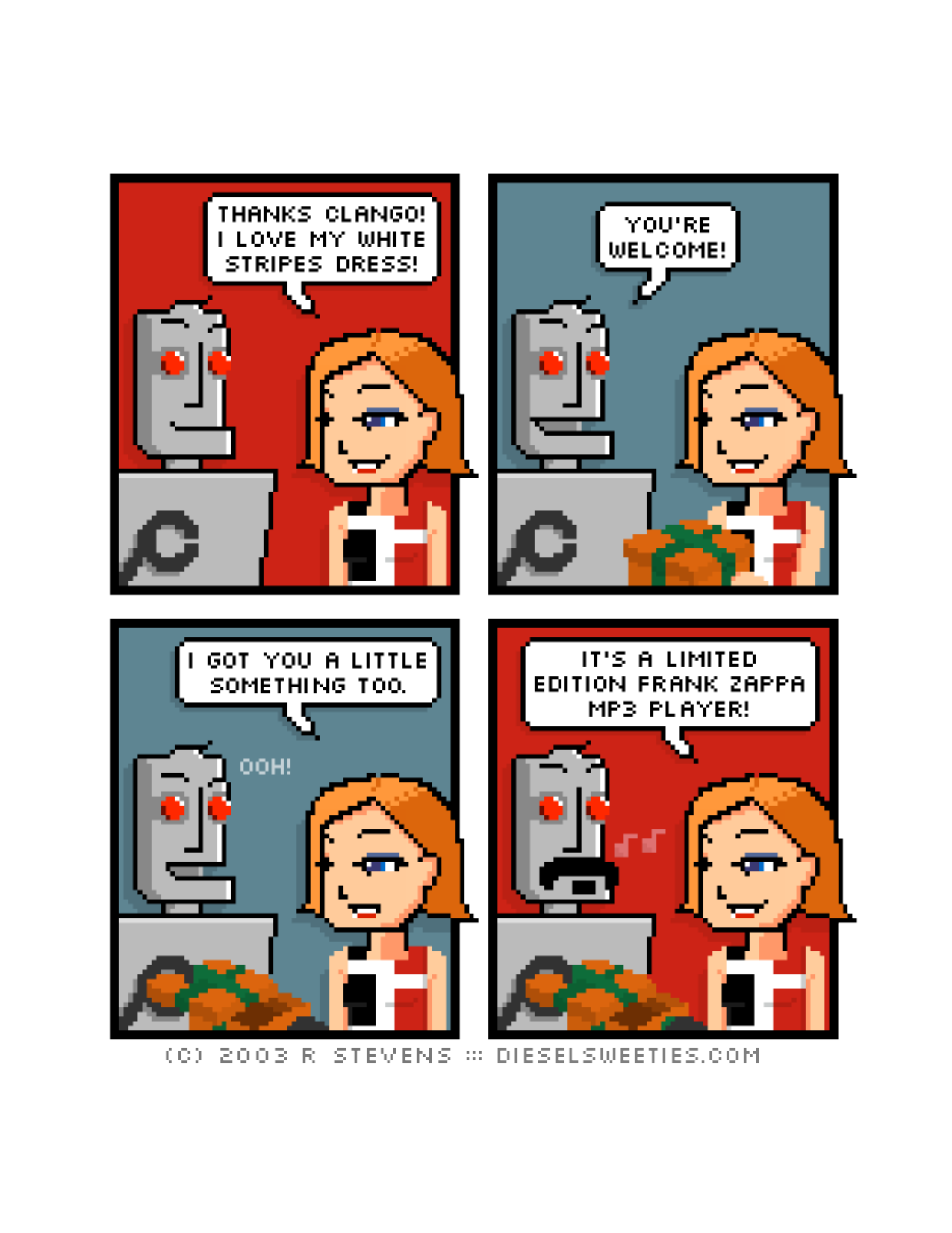 Diesel Sweeties (ebook volumes), page 51. Diesel Sweeties by R. Stevens, CC BY-NC. https://dieselsweeties.com/ebooks/