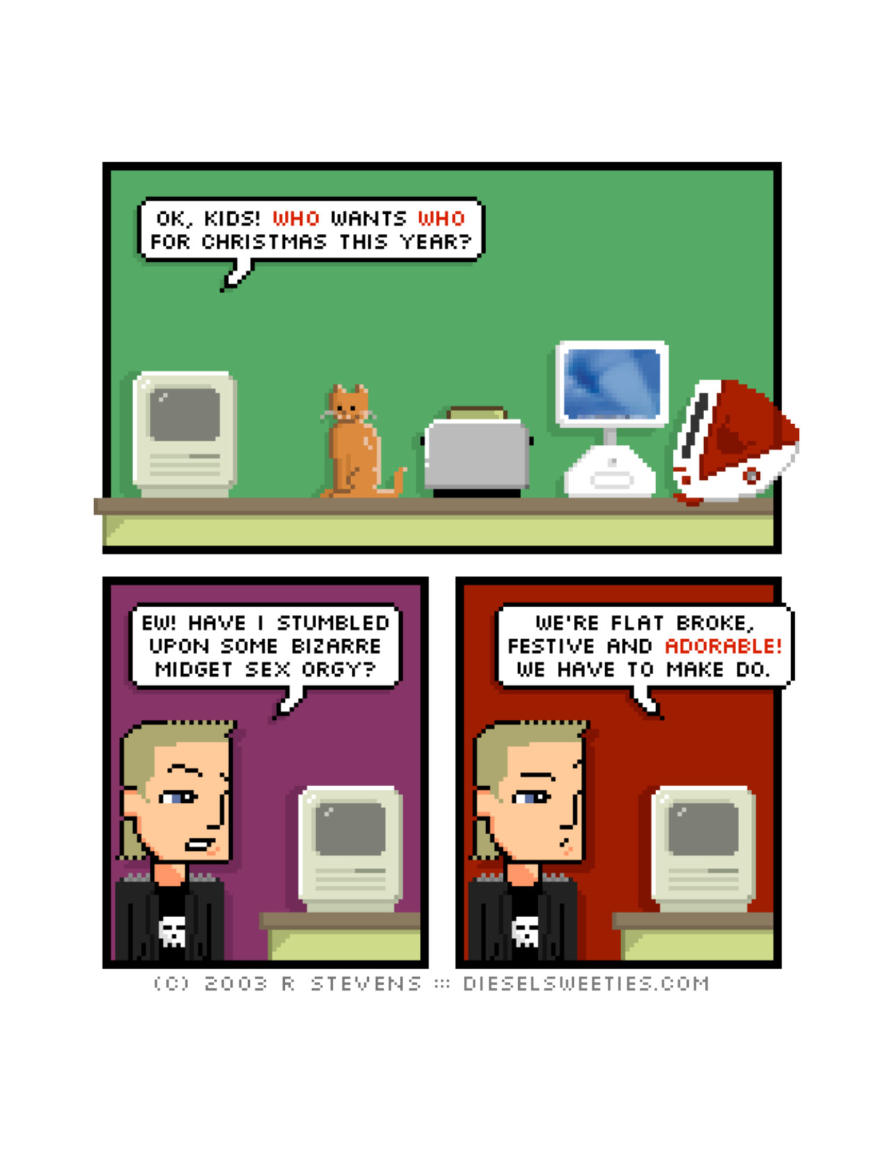 Diesel Sweeties (ebook volumes), page 52. Diesel Sweeties by R. Stevens, CC BY-NC. https://dieselsweeties.com/ebooks/