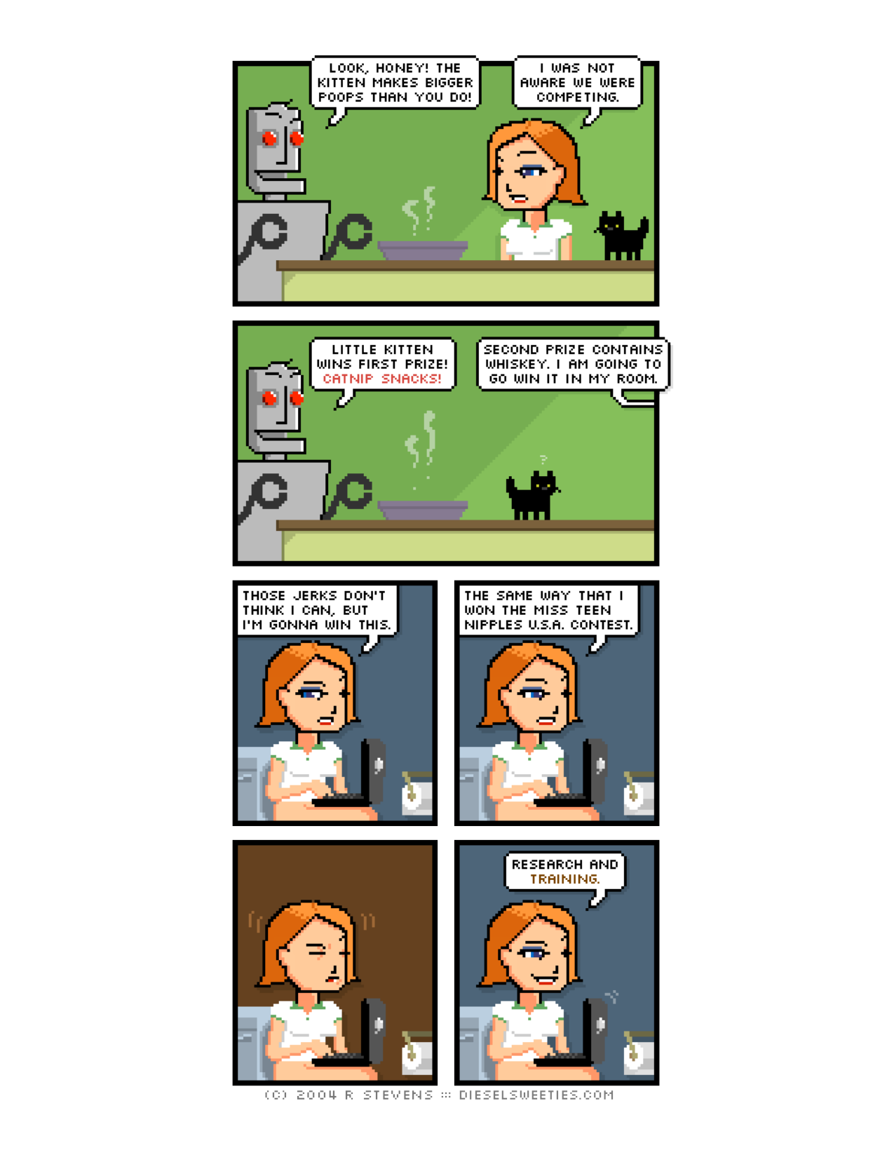 Diesel Sweeties (ebook volumes), page 59. Diesel Sweeties by R. Stevens, CC BY-NC. https://dieselsweeties.com/ebooks/