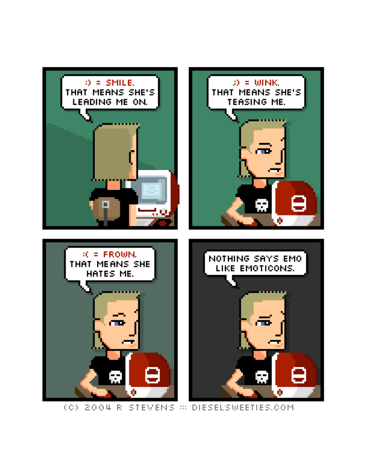 Diesel Sweeties (ebook volumes), page 61. Diesel Sweeties by R. Stevens, CC BY-NC. https://dieselsweeties.com/ebooks/