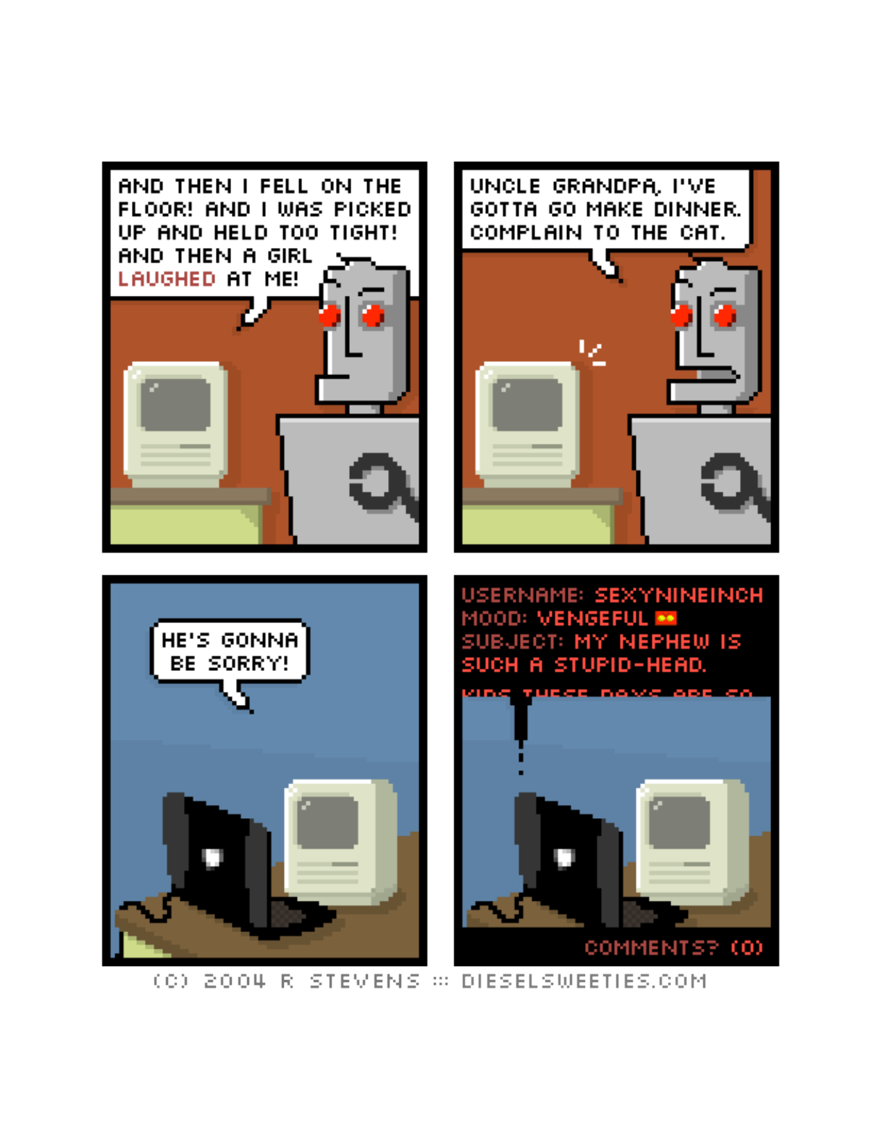 Diesel Sweeties (ebook volumes), page 70. Diesel Sweeties by R. Stevens, CC BY-NC. https://dieselsweeties.com/ebooks/