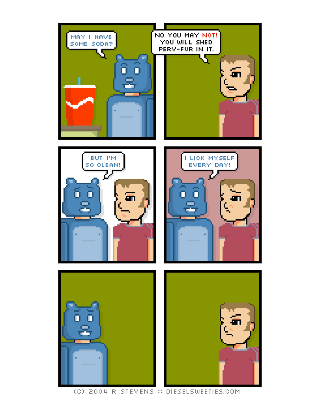 Diesel Sweeties (ebook volumes), page 71. Diesel Sweeties by R. Stevens, CC BY-NC. https://dieselsweeties.com/ebooks/