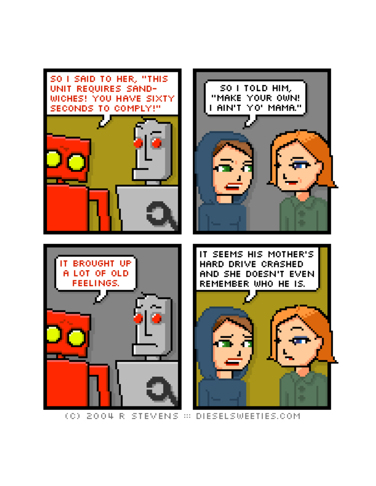 Diesel Sweeties (ebook volumes), page 72. Diesel Sweeties by R. Stevens, CC BY-NC. https://dieselsweeties.com/ebooks/
