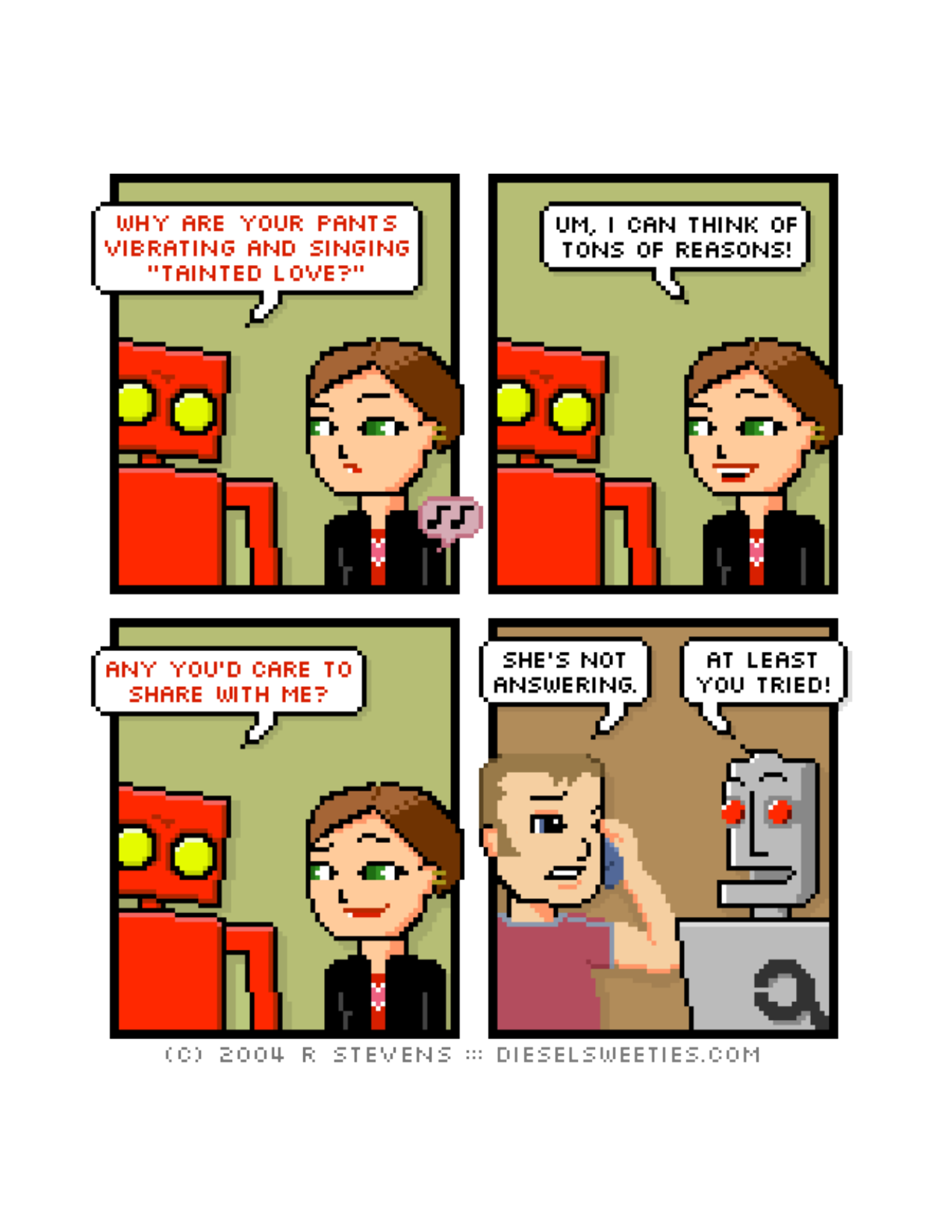 Diesel Sweeties (ebook volumes), page 81. Diesel Sweeties by R. Stevens, CC BY-NC. https://dieselsweeties.com/ebooks/