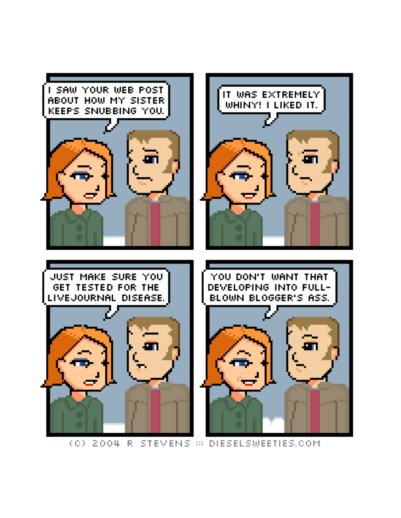 Diesel Sweeties (ebook volumes), page 88. Diesel Sweeties by R. Stevens, CC BY-NC. https://dieselsweeties.com/ebooks/