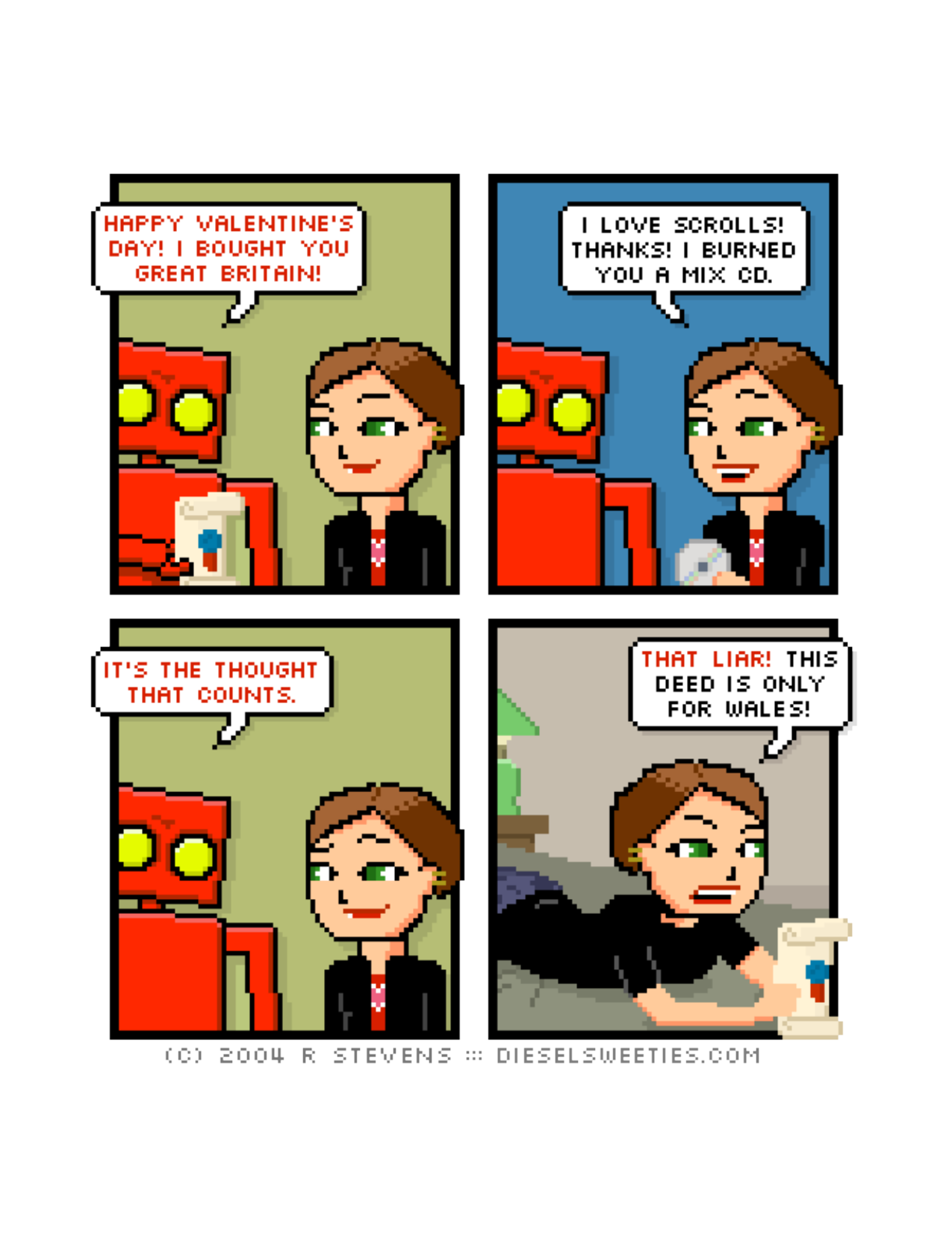 Diesel Sweeties (ebook volumes), page 89. Diesel Sweeties by R. Stevens, CC BY-NC. https://dieselsweeties.com/ebooks/
