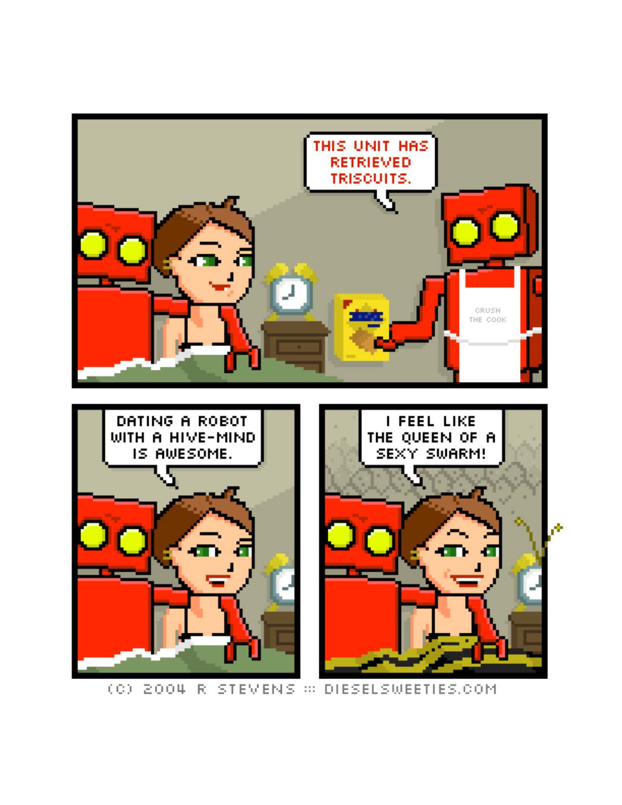 Diesel Sweeties (ebook volumes), page 99. Diesel Sweeties by R. Stevens, CC BY-NC. https://dieselsweeties.com/ebooks/