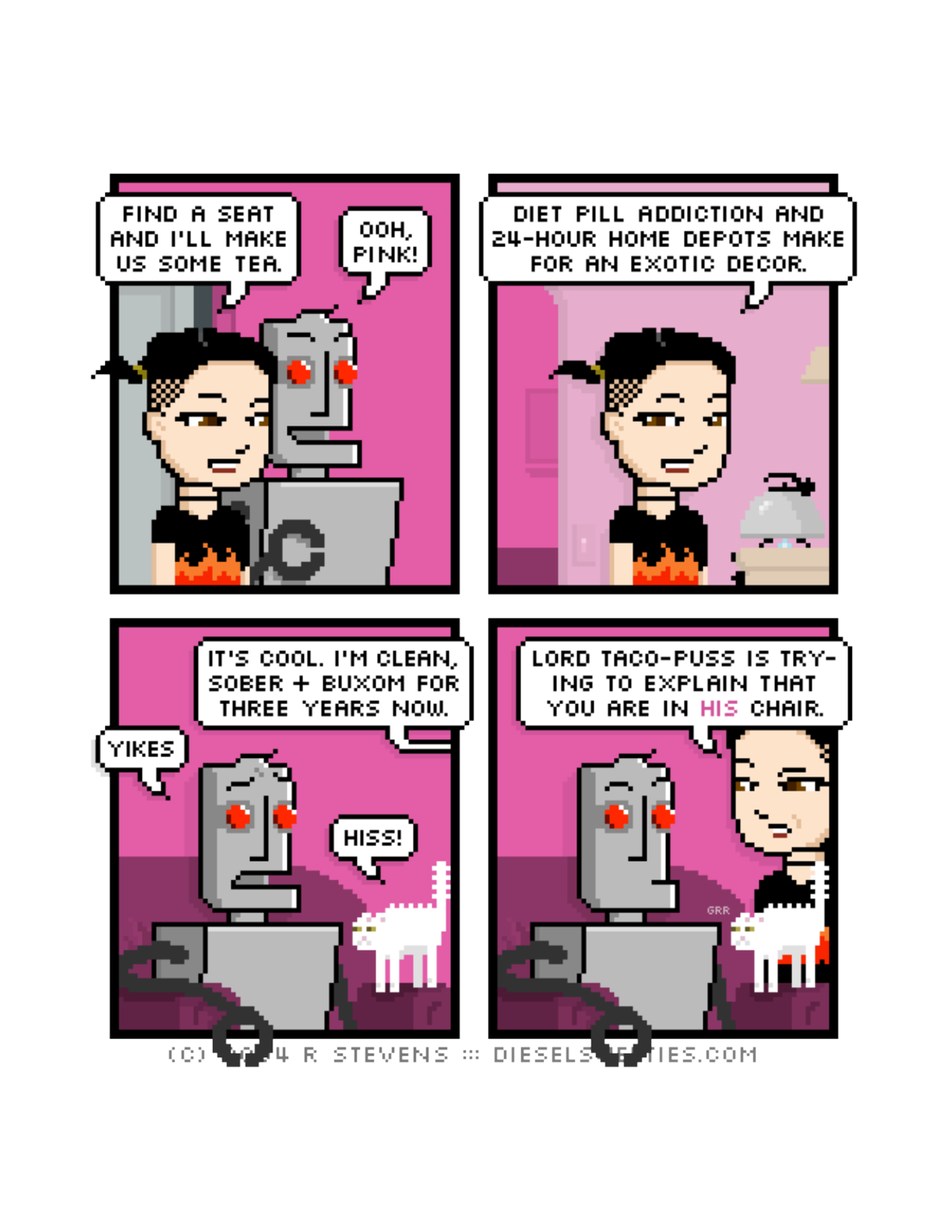 Diesel Sweeties (ebook volumes), page 111. Diesel Sweeties by R. Stevens, CC BY-NC. https://dieselsweeties.com/ebooks/
