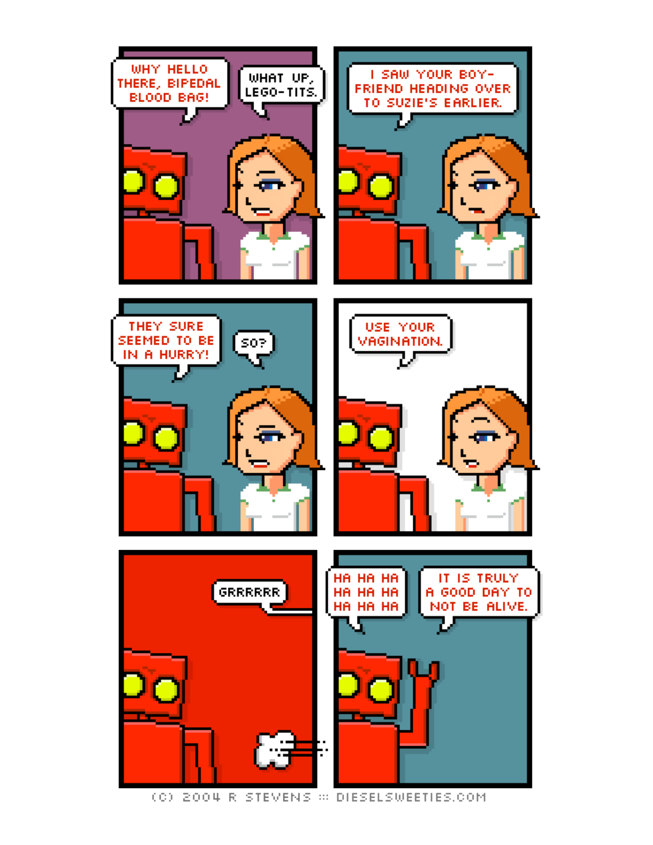 Diesel Sweeties (ebook volumes), page 115. Diesel Sweeties by R. Stevens, CC BY-NC. https://dieselsweeties.com/ebooks/