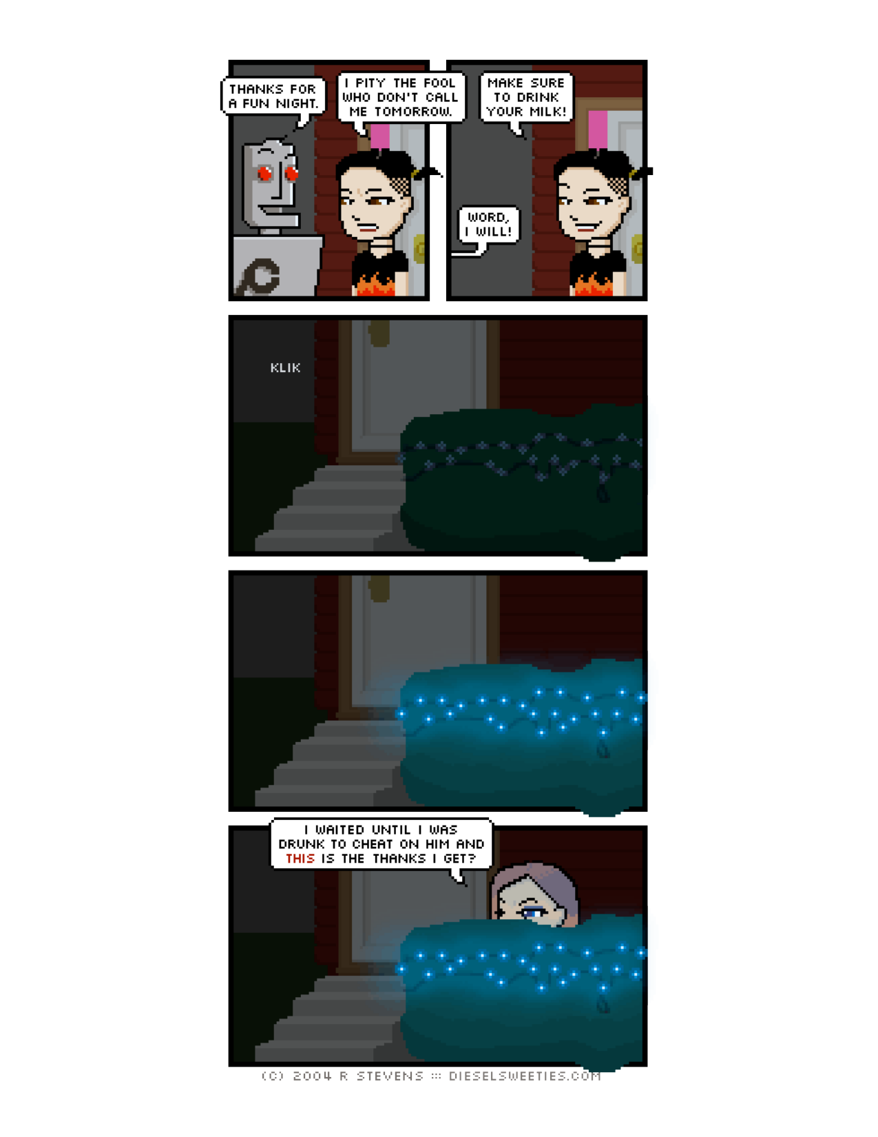 Diesel Sweeties (ebook volumes), page 117. Diesel Sweeties by R. Stevens, CC BY-NC. https://dieselsweeties.com/ebooks/