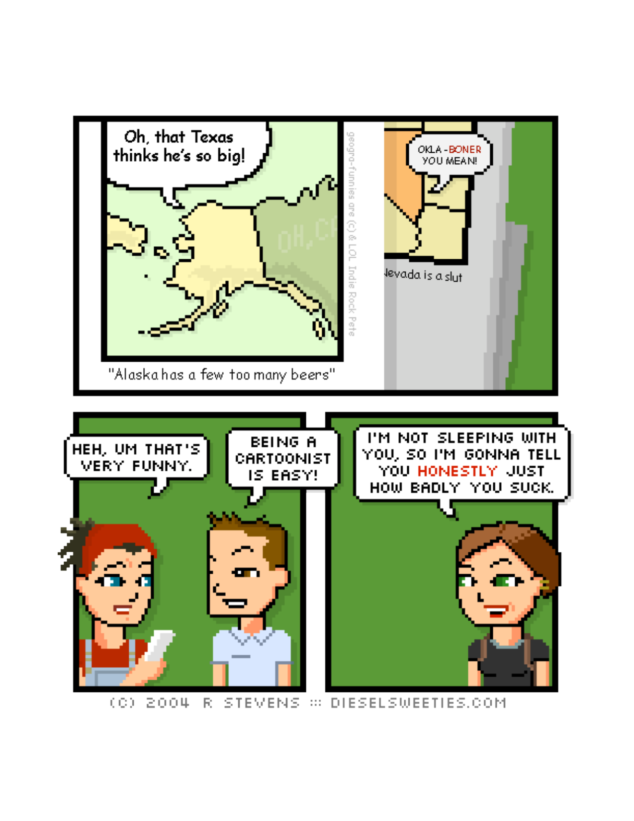 Diesel Sweeties (ebook volumes), page 127. Diesel Sweeties by R. Stevens, CC BY-NC. https://dieselsweeties.com/ebooks/