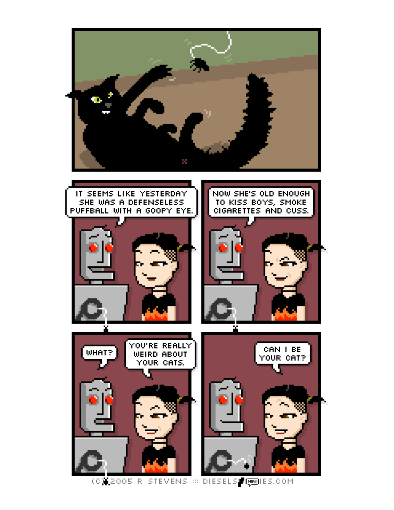 Diesel Sweeties (ebook volumes), page 147. Diesel Sweeties by R. Stevens, CC BY-NC. https://dieselsweeties.com/ebooks/