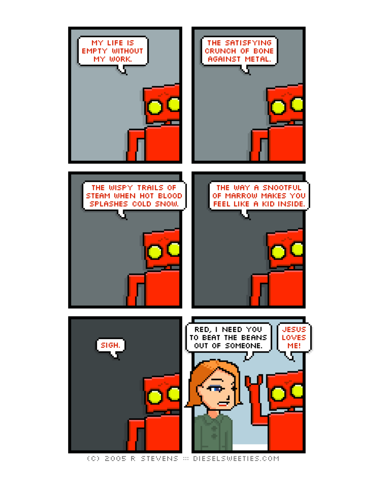Diesel Sweeties (ebook volumes), page 149. Diesel Sweeties by R. Stevens, CC BY-NC. https://dieselsweeties.com/ebooks/
