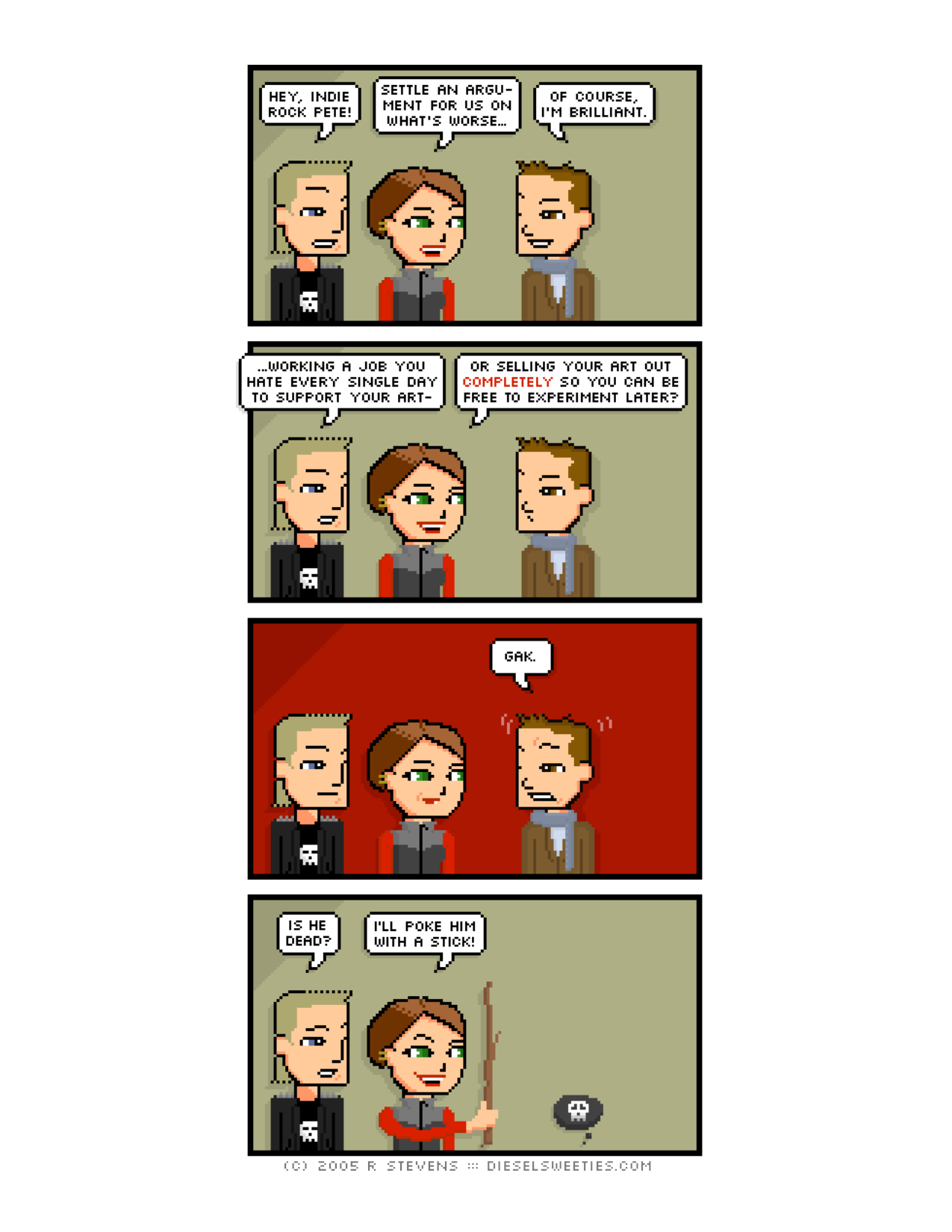 Diesel Sweeties (ebook volumes), page 152. Diesel Sweeties by R. Stevens, CC BY-NC. https://dieselsweeties.com/ebooks/