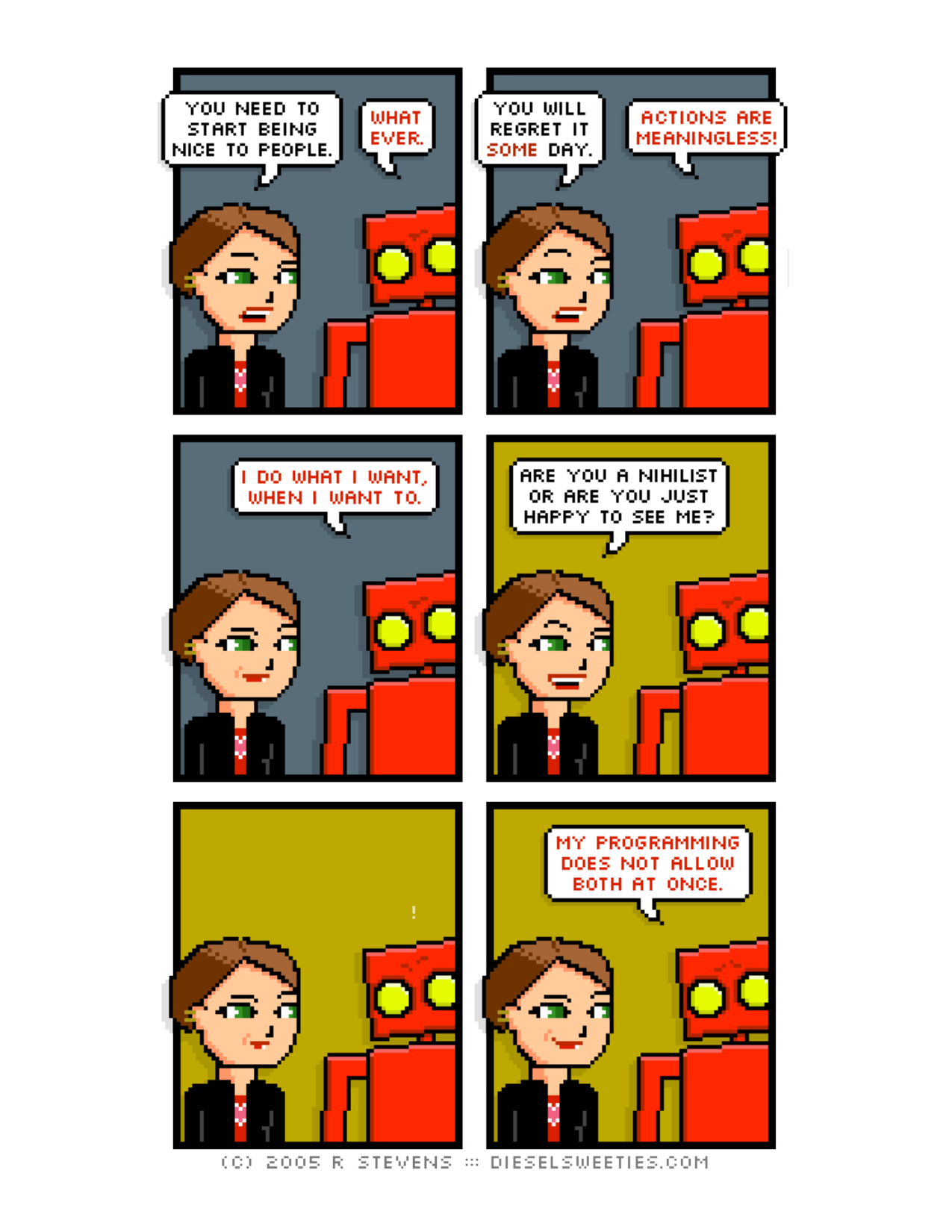 Diesel Sweeties (ebook volumes), page 165. Diesel Sweeties by R. Stevens, CC BY-NC. https://dieselsweeties.com/ebooks/