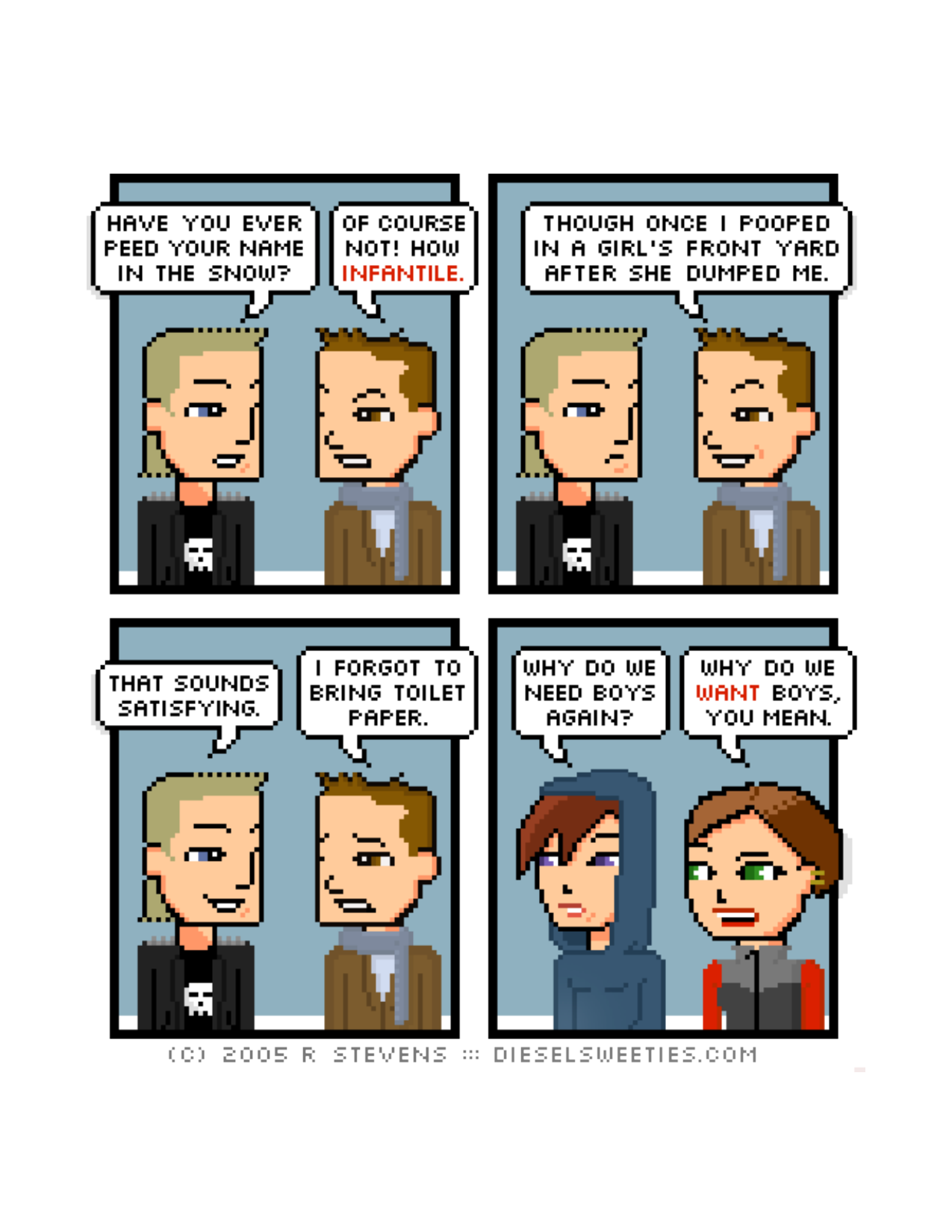Diesel Sweeties (ebook volumes), page 172. Diesel Sweeties by R. Stevens, CC BY-NC. https://dieselsweeties.com/ebooks/