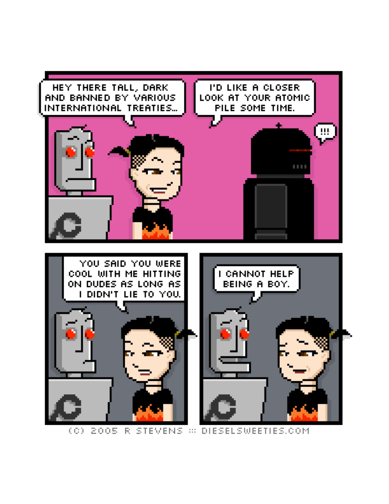 Diesel Sweeties (ebook volumes), page 178. Diesel Sweeties by R. Stevens, CC BY-NC. https://dieselsweeties.com/ebooks/