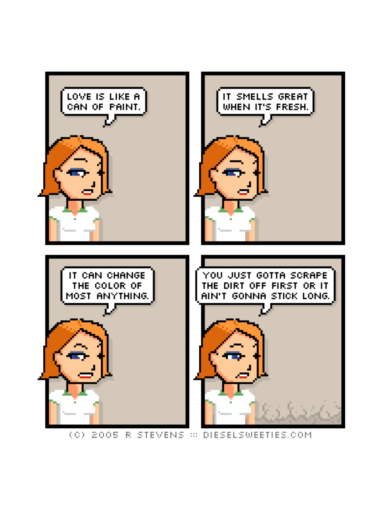 Diesel Sweeties (ebook volumes), page 182. Diesel Sweeties by R. Stevens, CC BY-NC. https://dieselsweeties.com/ebooks/