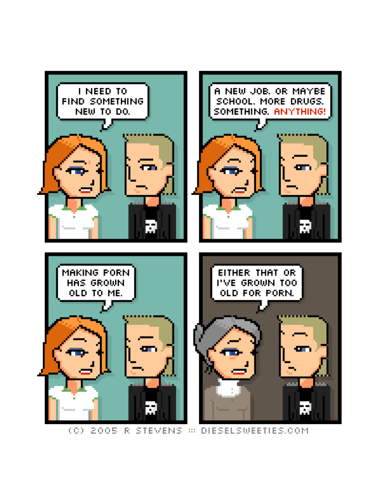 Diesel Sweeties (ebook volumes), page 189. Diesel Sweeties by R. Stevens, CC BY-NC. https://dieselsweeties.com/ebooks/