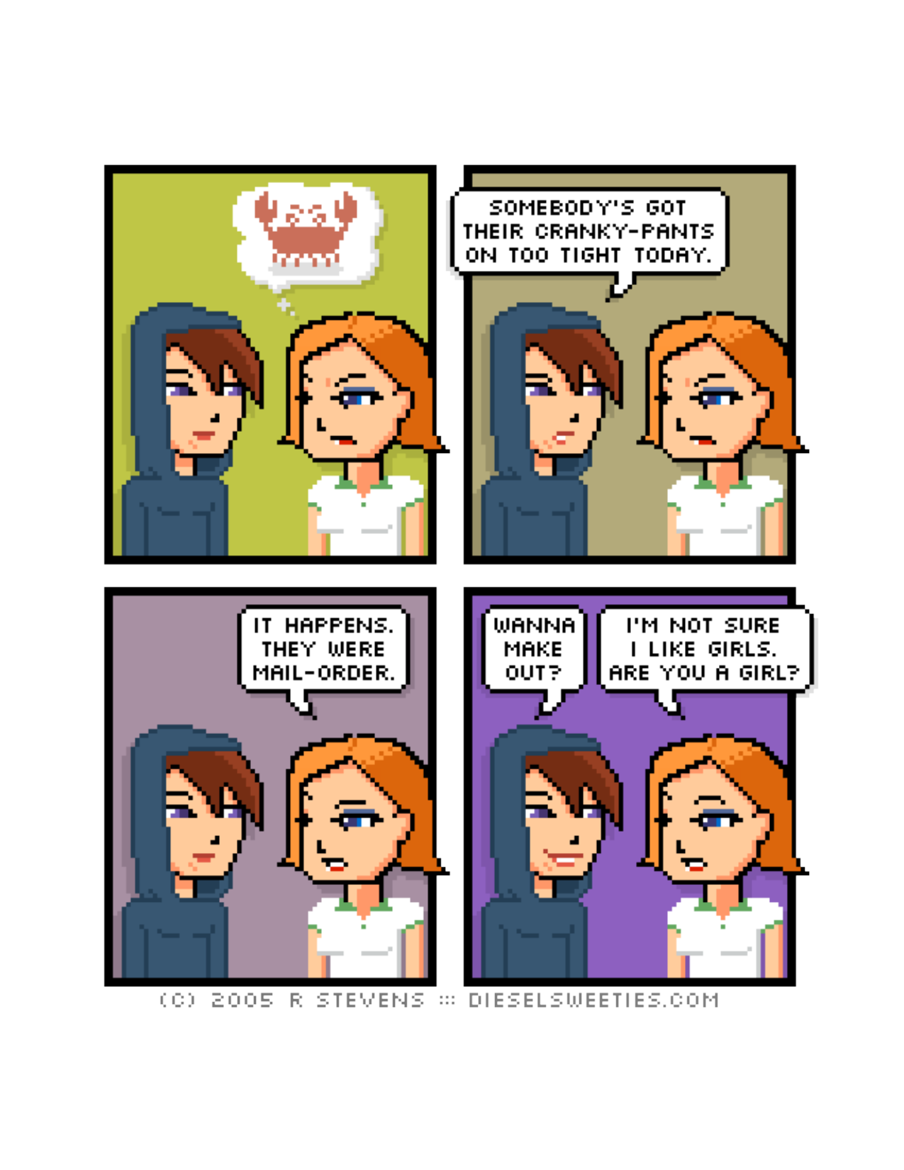 Diesel Sweeties (ebook volumes), page 200. Diesel Sweeties by R. Stevens, CC BY-NC. https://dieselsweeties.com/ebooks/