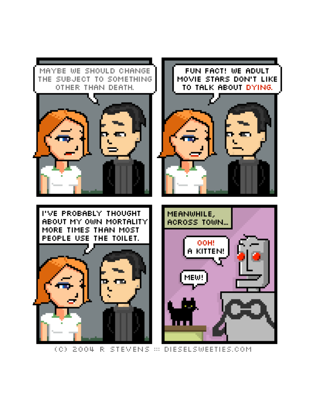 Diesel Sweeties (ebook volumes), page 21. Diesel Sweeties by R. Stevens, CC BY-NC. https://dieselsweeties.com/ebooks/