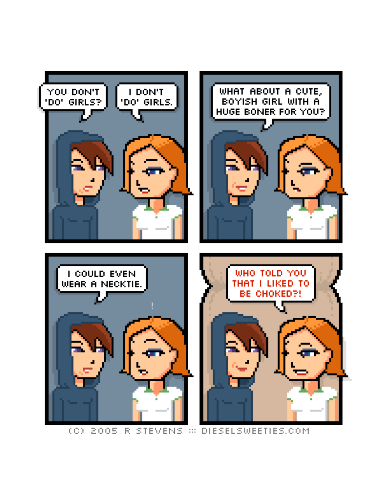 Diesel Sweeties (ebook volumes), page 201. Diesel Sweeties by R. Stevens, CC BY-NC. https://dieselsweeties.com/ebooks/