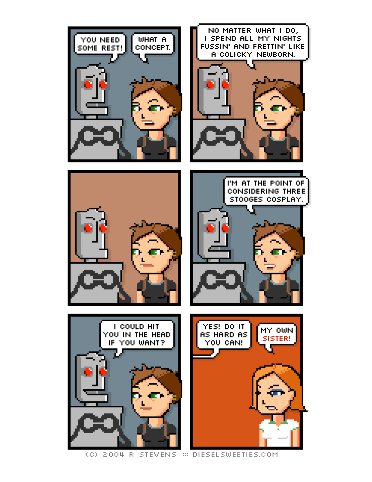 Diesel Sweeties (ebook volumes), page 30. Diesel Sweeties by R. Stevens, CC BY-NC. https://dieselsweeties.com/ebooks/