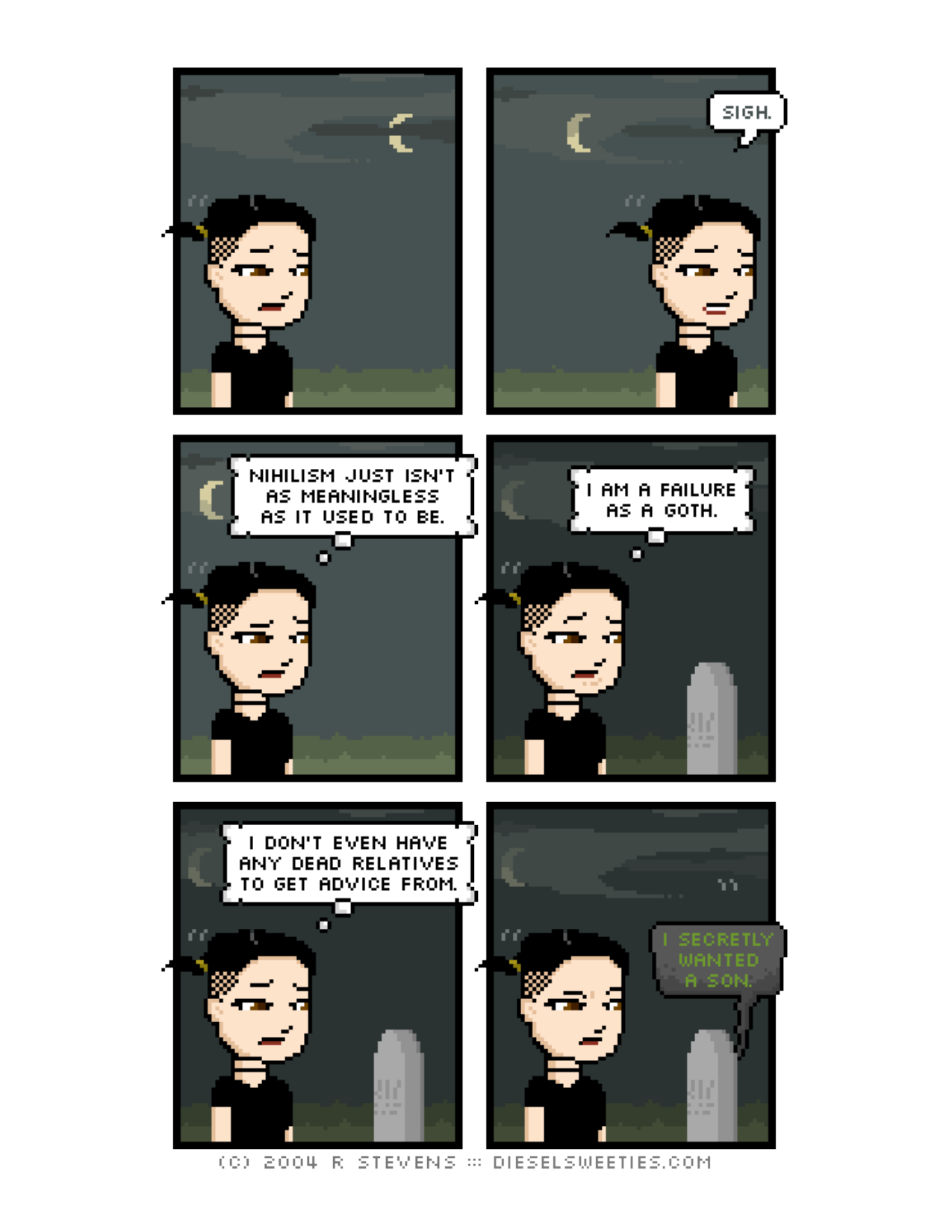 Diesel Sweeties (ebook volumes), page 38. Diesel Sweeties by R. Stevens, CC BY-NC. https://dieselsweeties.com/ebooks/
