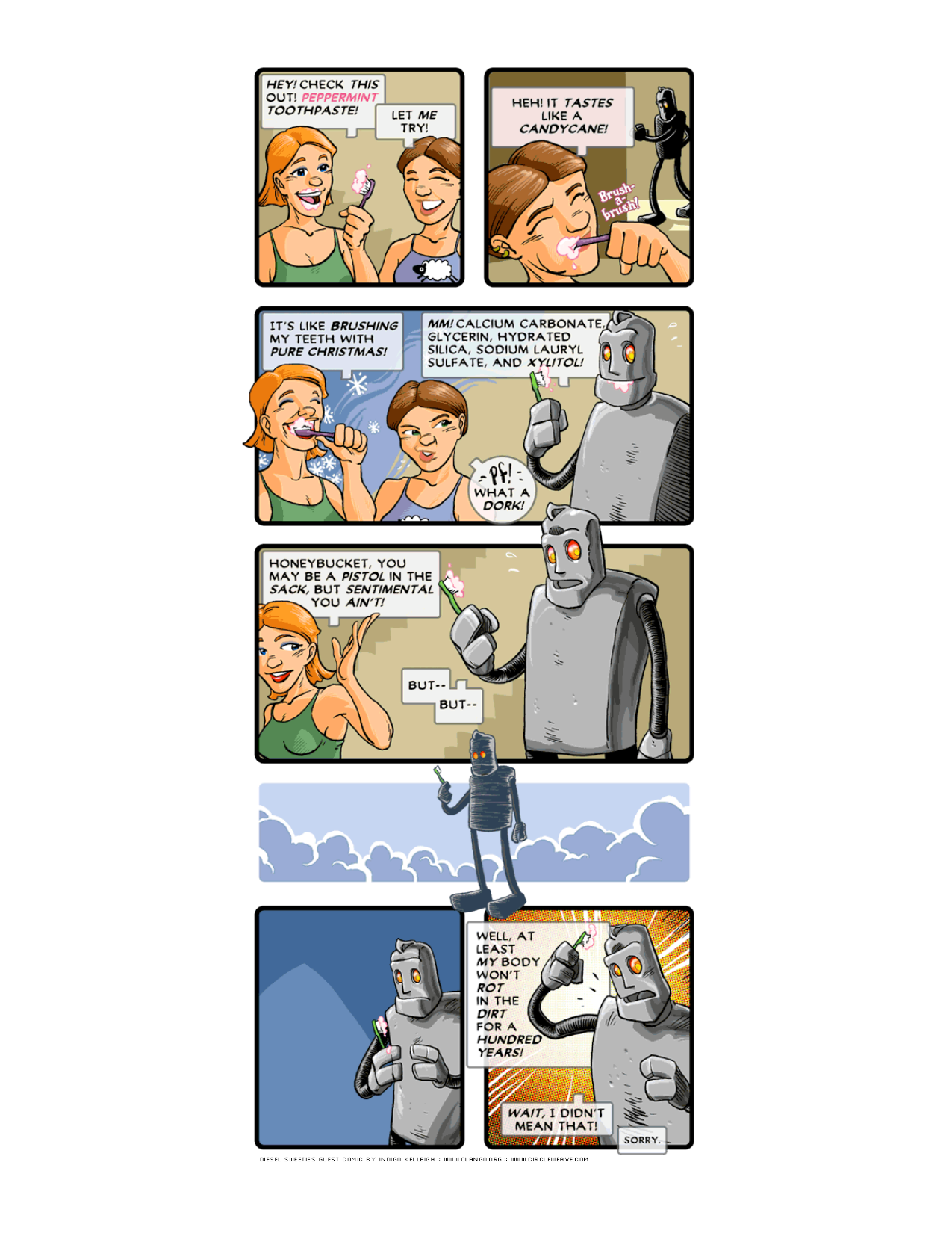 Diesel Sweeties (ebook volumes), page 43. Diesel Sweeties by R. Stevens, CC BY-NC. https://dieselsweeties.com/ebooks/