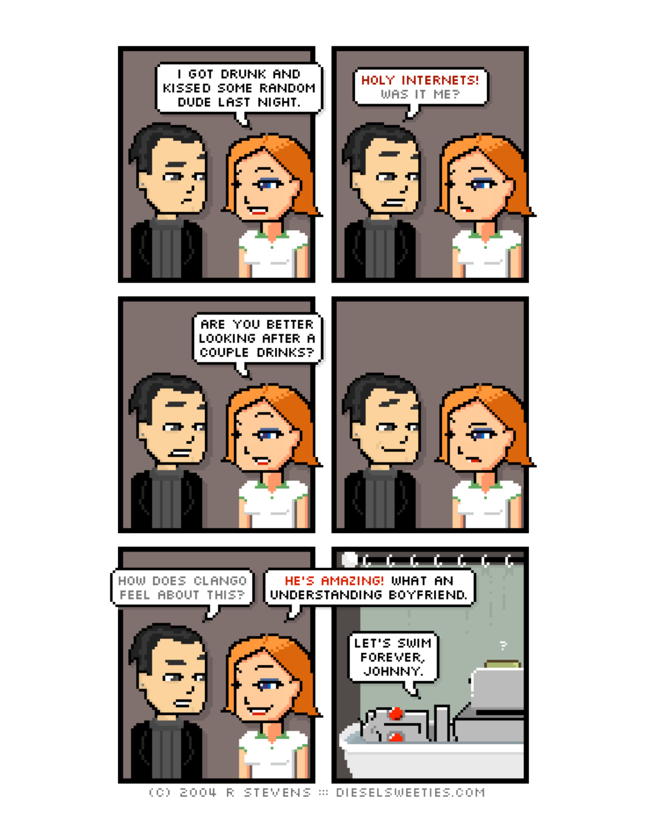 Diesel Sweeties (ebook volumes), page 57. Diesel Sweeties by R. Stevens, CC BY-NC. https://dieselsweeties.com/ebooks/