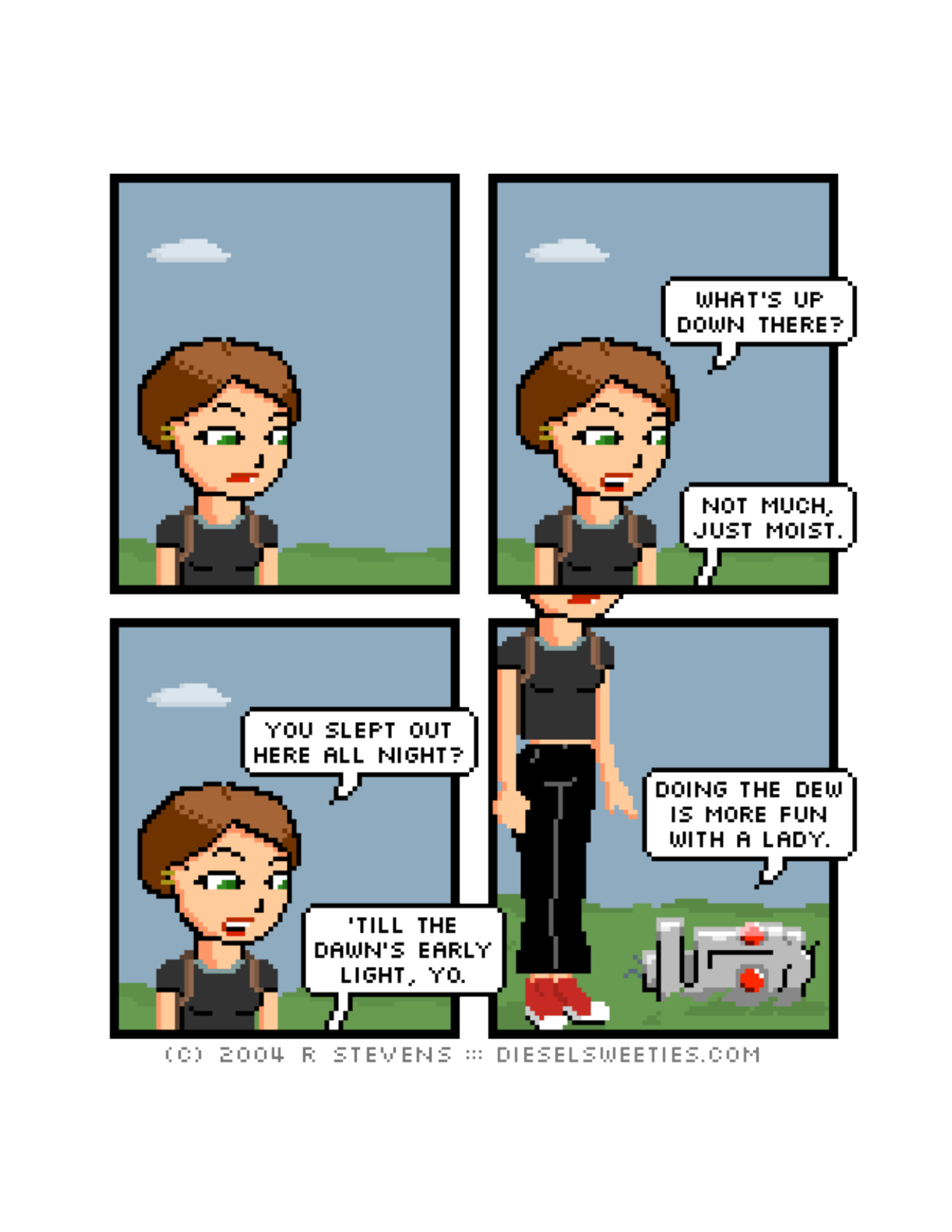 Diesel Sweeties (ebook volumes), page 70. Diesel Sweeties by R. Stevens, CC BY-NC. https://dieselsweeties.com/ebooks/