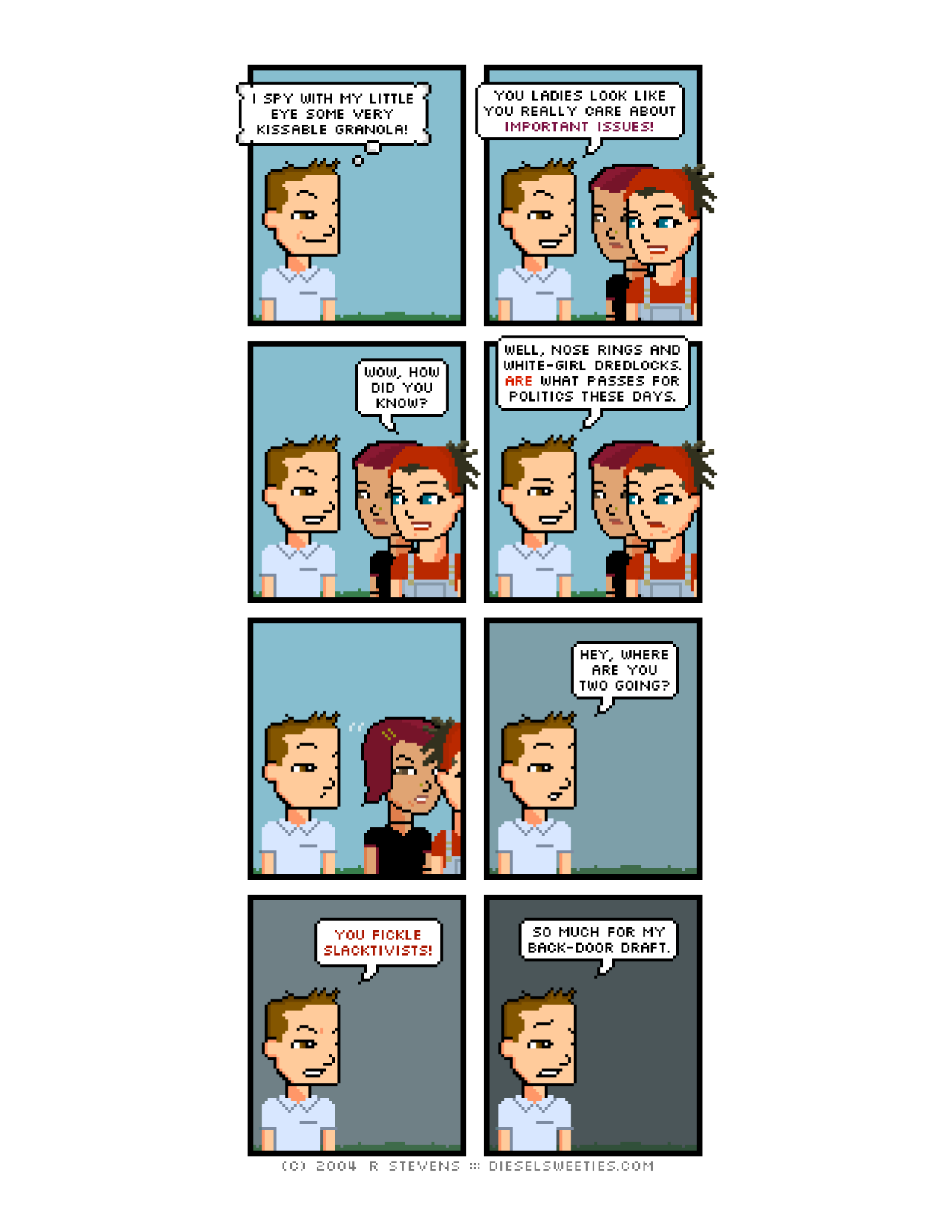 Diesel Sweeties (ebook volumes), page 75. Diesel Sweeties by R. Stevens, CC BY-NC. https://dieselsweeties.com/ebooks/