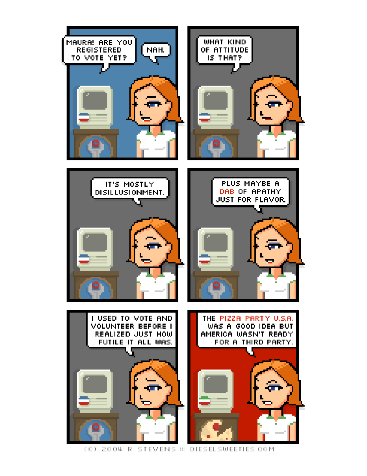 Diesel Sweeties (ebook volumes), page 77. Diesel Sweeties by R. Stevens, CC BY-NC. https://dieselsweeties.com/ebooks/