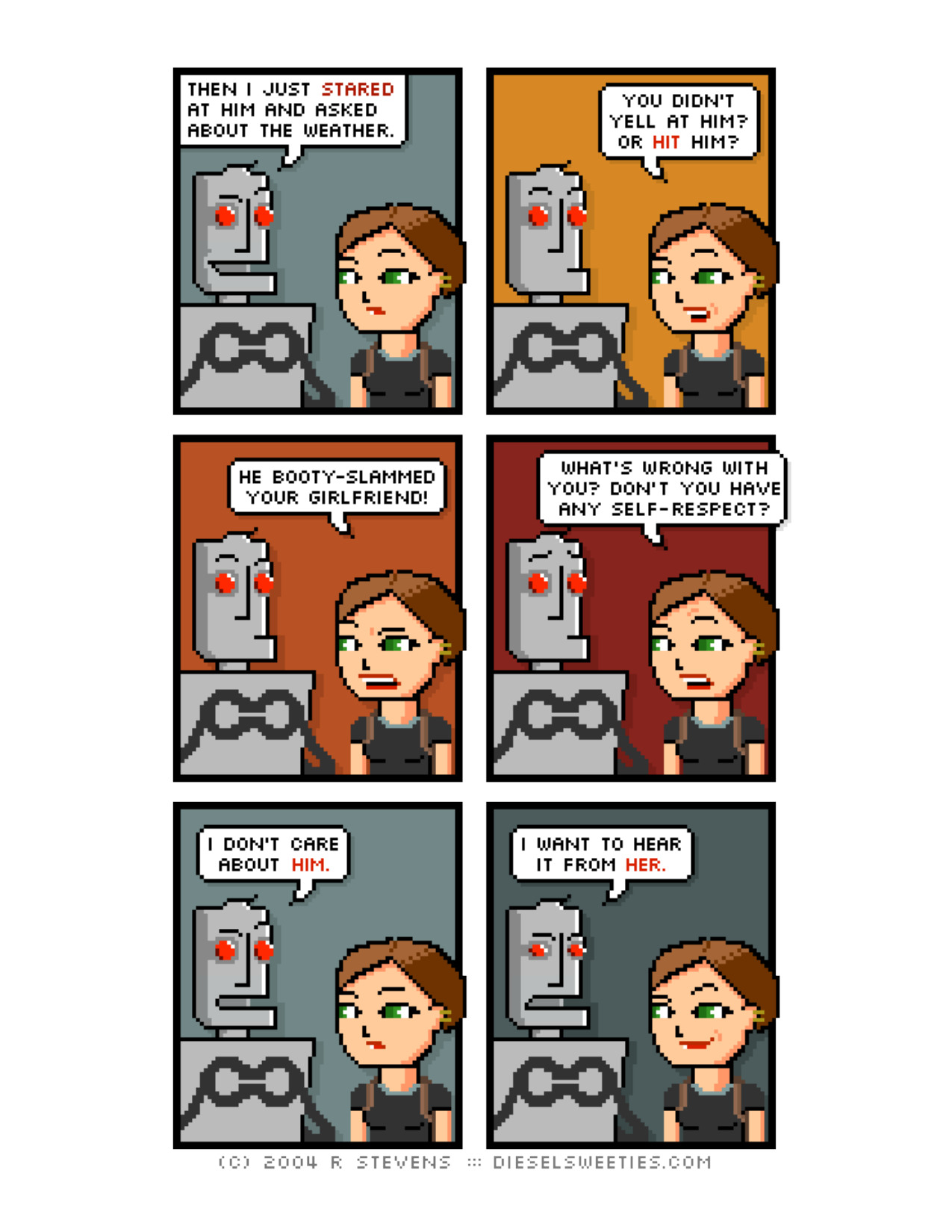 Diesel Sweeties (ebook volumes), page 90. Diesel Sweeties by R. Stevens, CC BY-NC. https://dieselsweeties.com/ebooks/