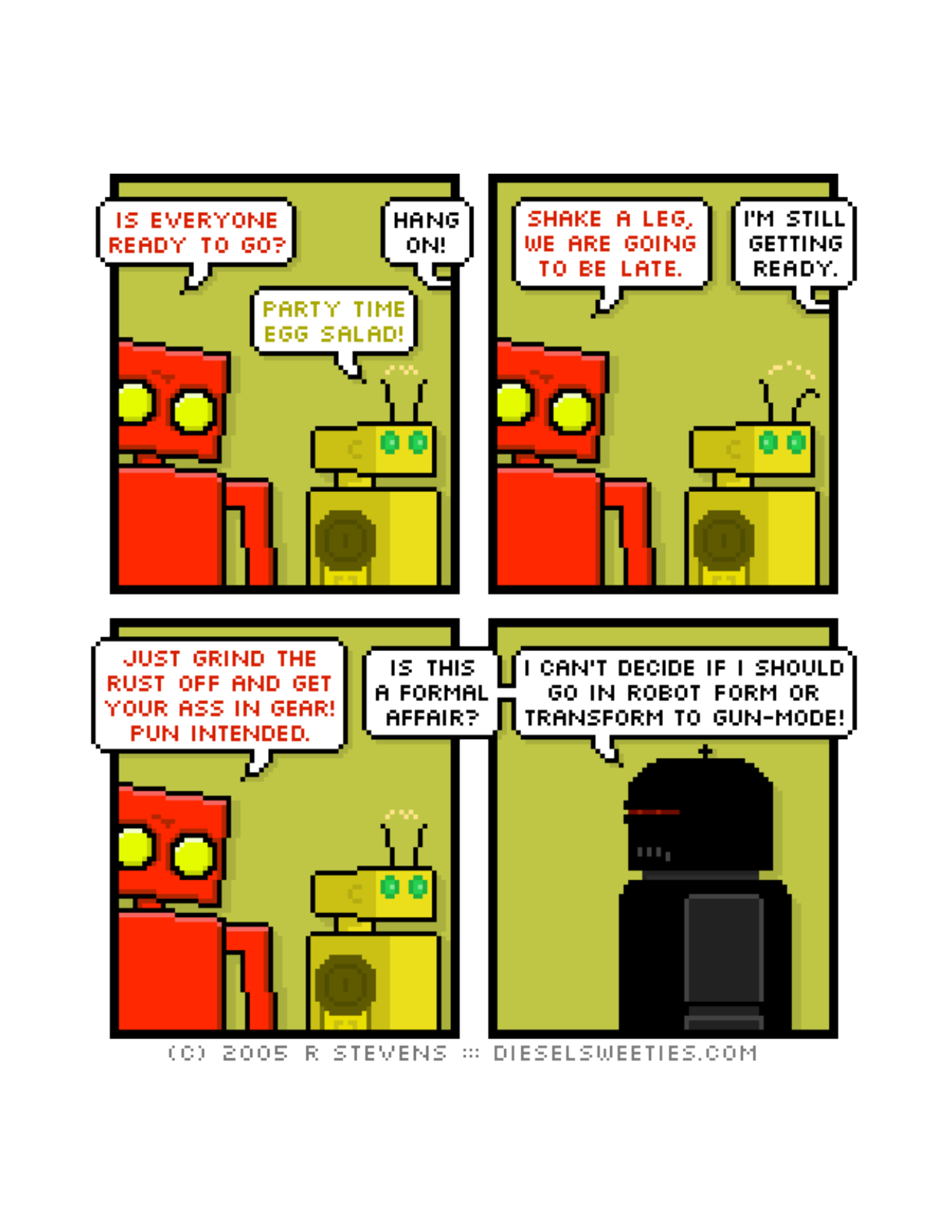 Diesel Sweeties (ebook volumes), page 11. Diesel Sweeties by R. Stevens, CC BY-NC. https://dieselsweeties.com/ebooks/