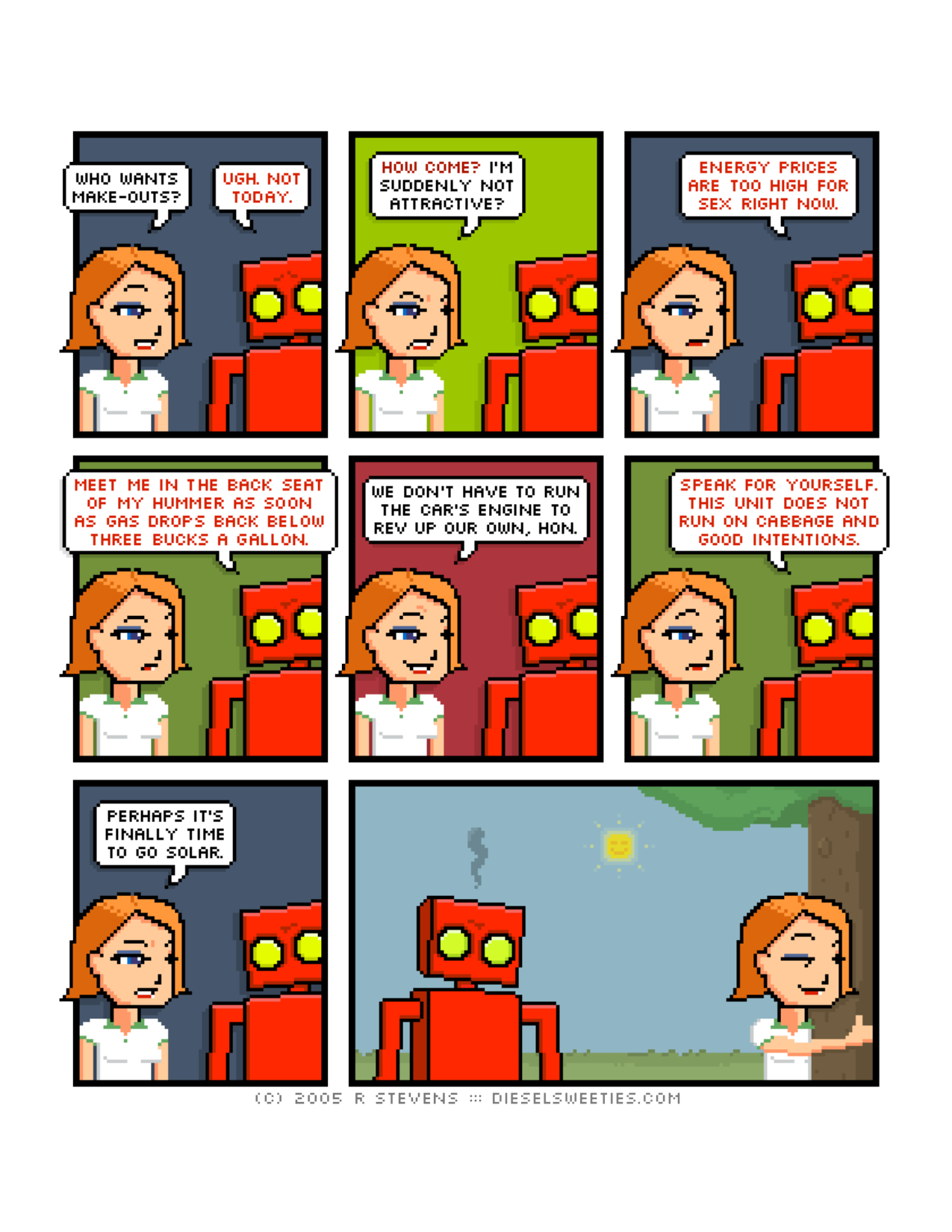 Diesel Sweeties (ebook volumes), page 105. Diesel Sweeties by R. Stevens, CC BY-NC. https://dieselsweeties.com/ebooks/