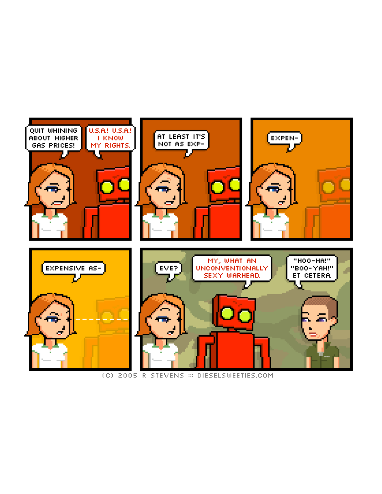 Diesel Sweeties (ebook volumes), page 106. Diesel Sweeties by R. Stevens, CC BY-NC. https://dieselsweeties.com/ebooks/