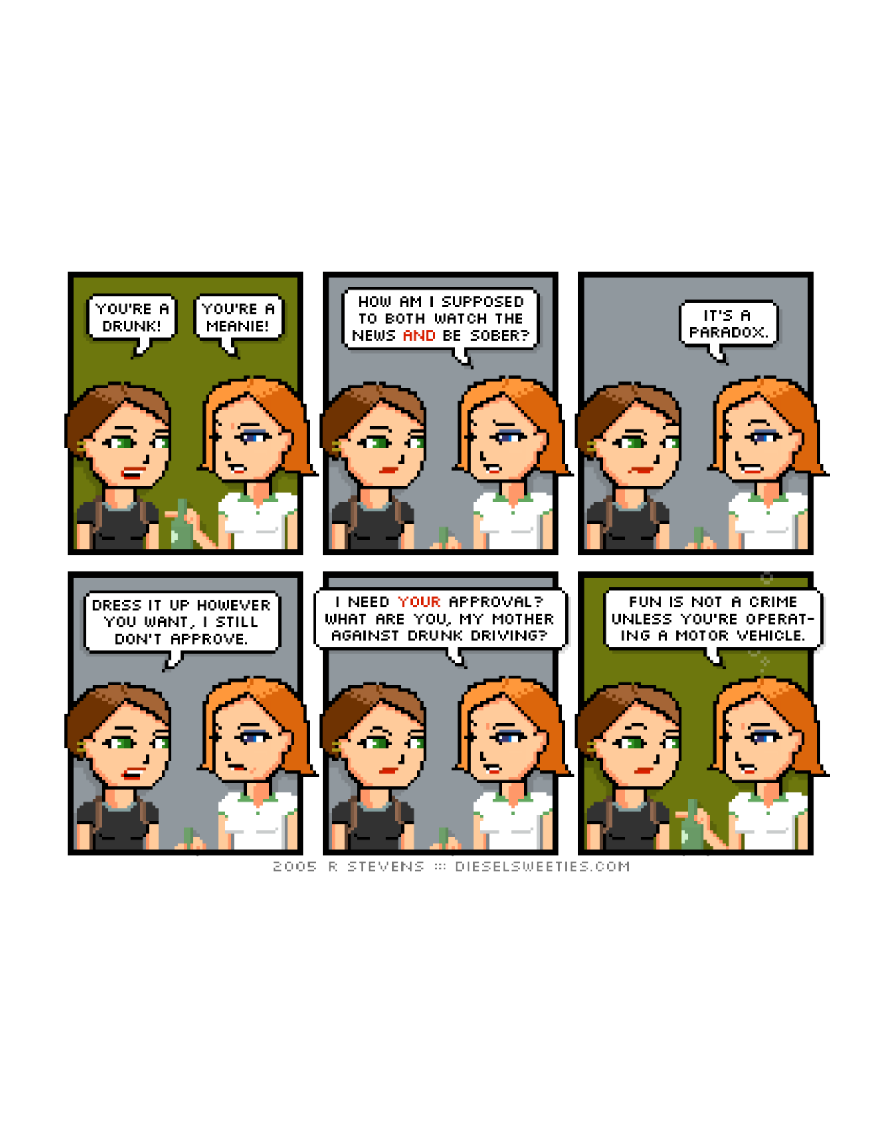 Diesel Sweeties (ebook volumes), page 117. Diesel Sweeties by R. Stevens, CC BY-NC. https://dieselsweeties.com/ebooks/