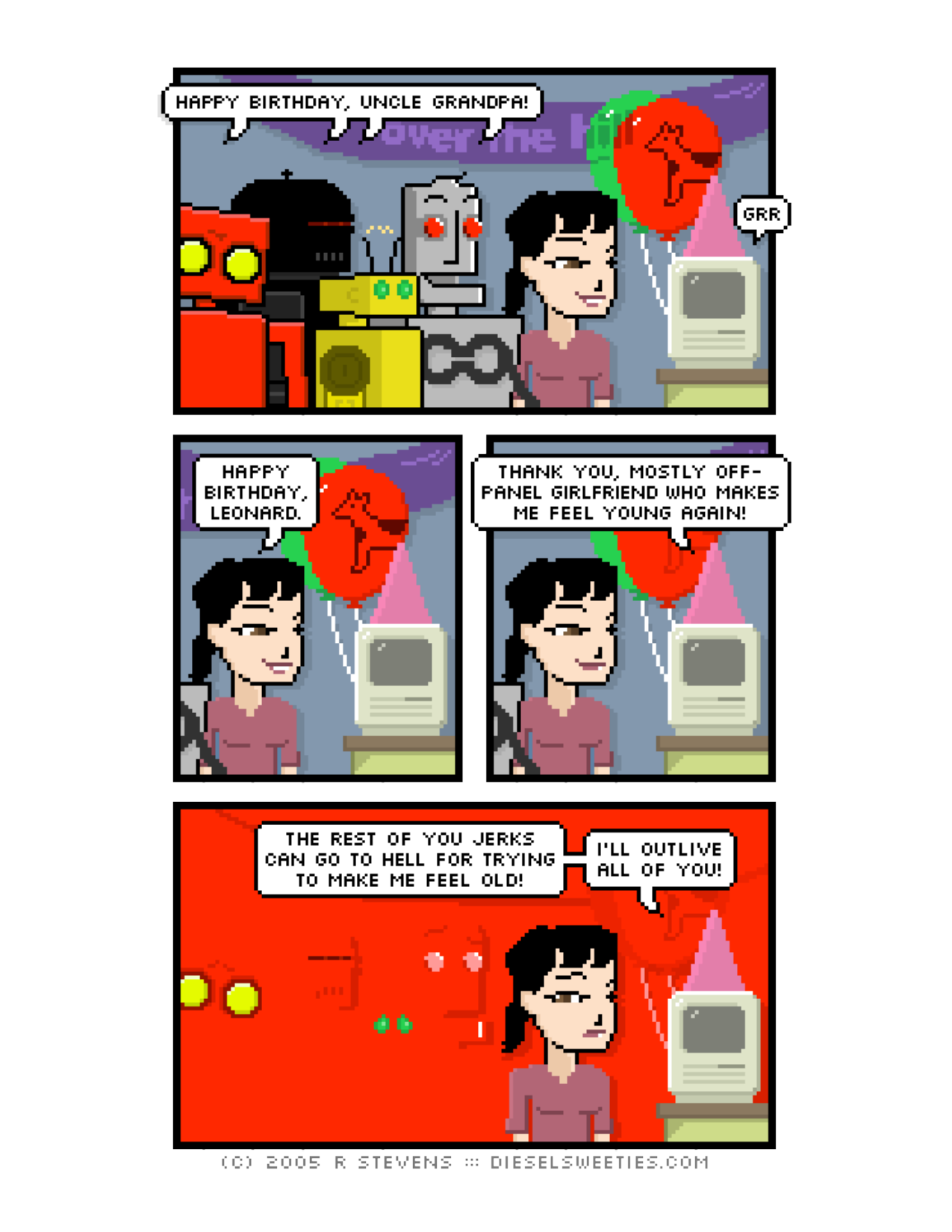 Diesel Sweeties (ebook volumes), page 13. Diesel Sweeties by R. Stevens, CC BY-NC. https://dieselsweeties.com/ebooks/